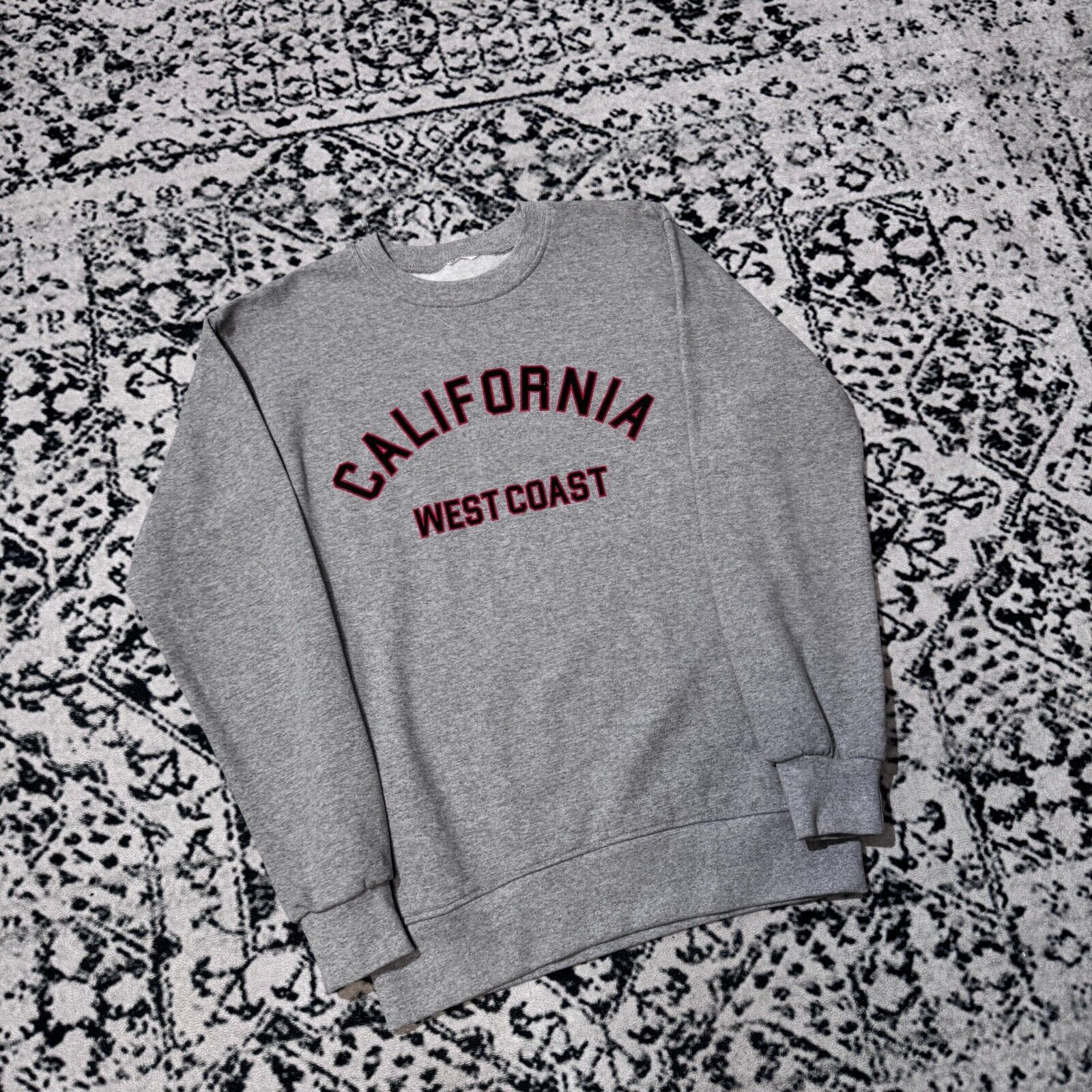 Vintage Vintage Gray Cotton Crewneck Size S California West Coast Size US S / EU 44-46 / 1 - 3 Thumbnail