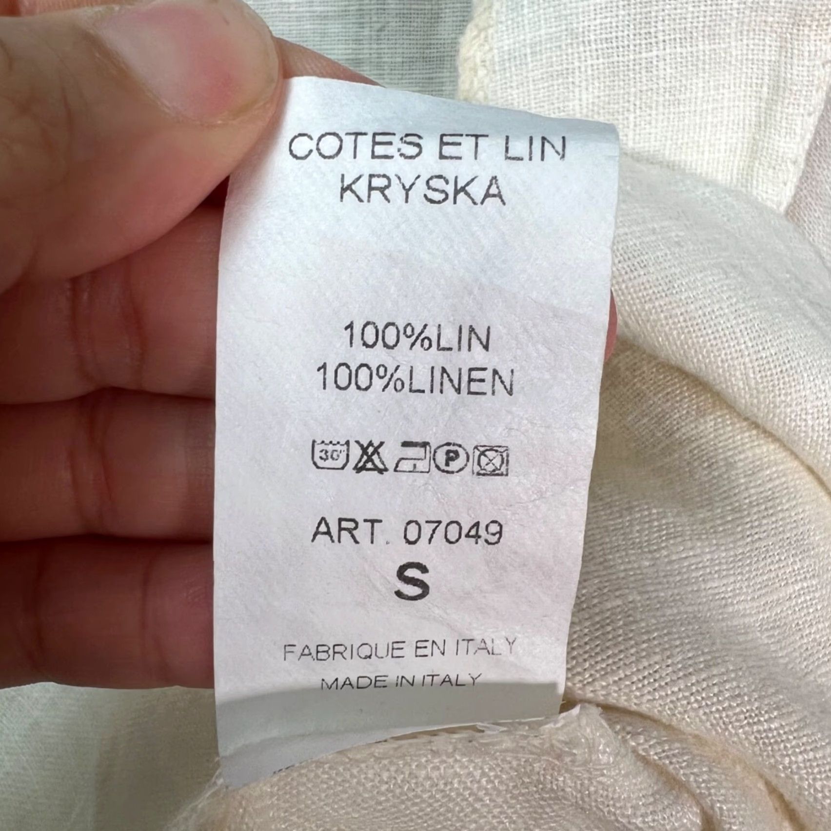 Vintage Côtes Et Lin Womens Small Flared Linen Skirt Ivory Made In Italy Lightweight Casual Summer Linen Skirt Womens S Ivory Flare Size 28" / US 6 / IT 42 - 4 Thumbnail