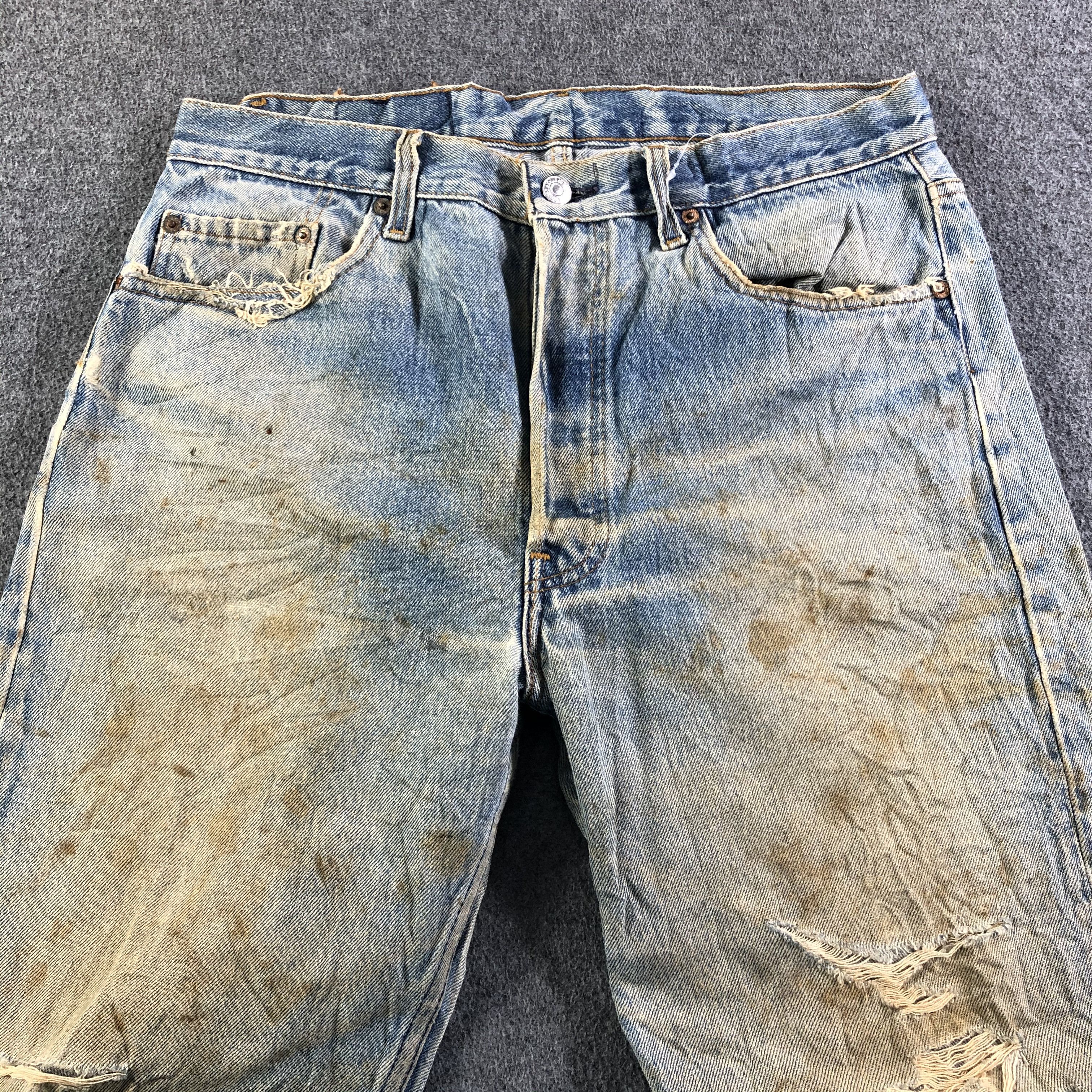 Levi's 90s Vintage Levis 501 Jeans-J3775 Size US 33 - 3 Thumbnail