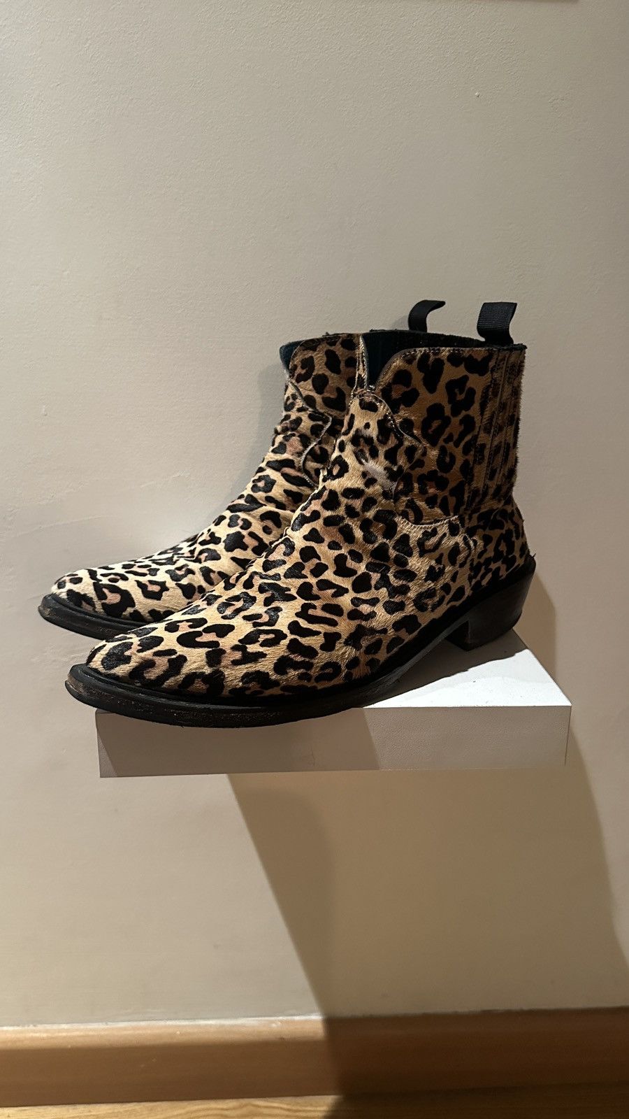 Handmade Custom Made Animal Print boots 8.5us amiri ysl Celine Size US 8.5 / EU 41-42 - 5 Thumbnail