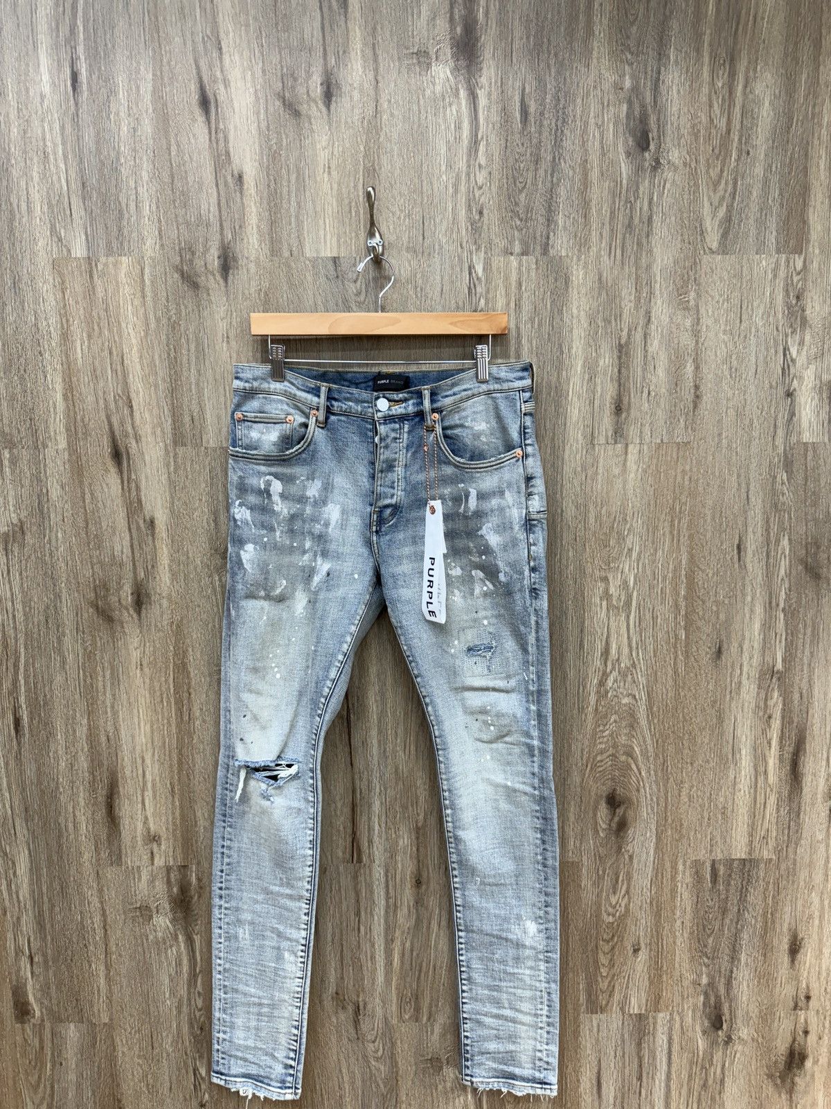 Purple Purple Denim Jeans Size US 32 / EU 48 - 1 Thumbnail