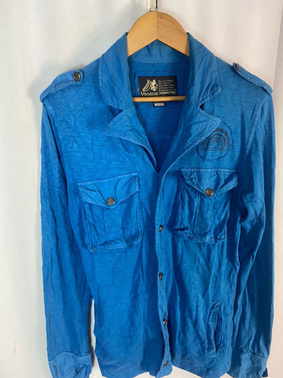 Japanese Brand Best price 🔥Vanana button up shirt with patches Size US S / EU 44-46 / 1 - 4 Thumbnail