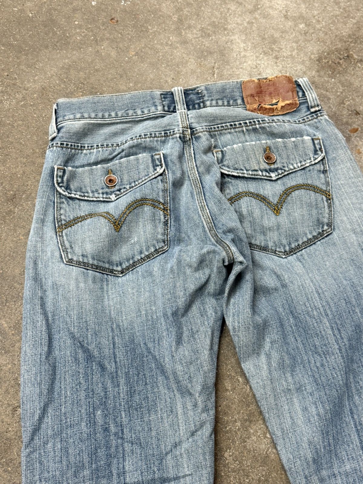 Levi's Vintage Checkered Levi Distressed Slim Hole Knee Denim Jeans Size US 32 / EU 48 - 12 Thumbnail