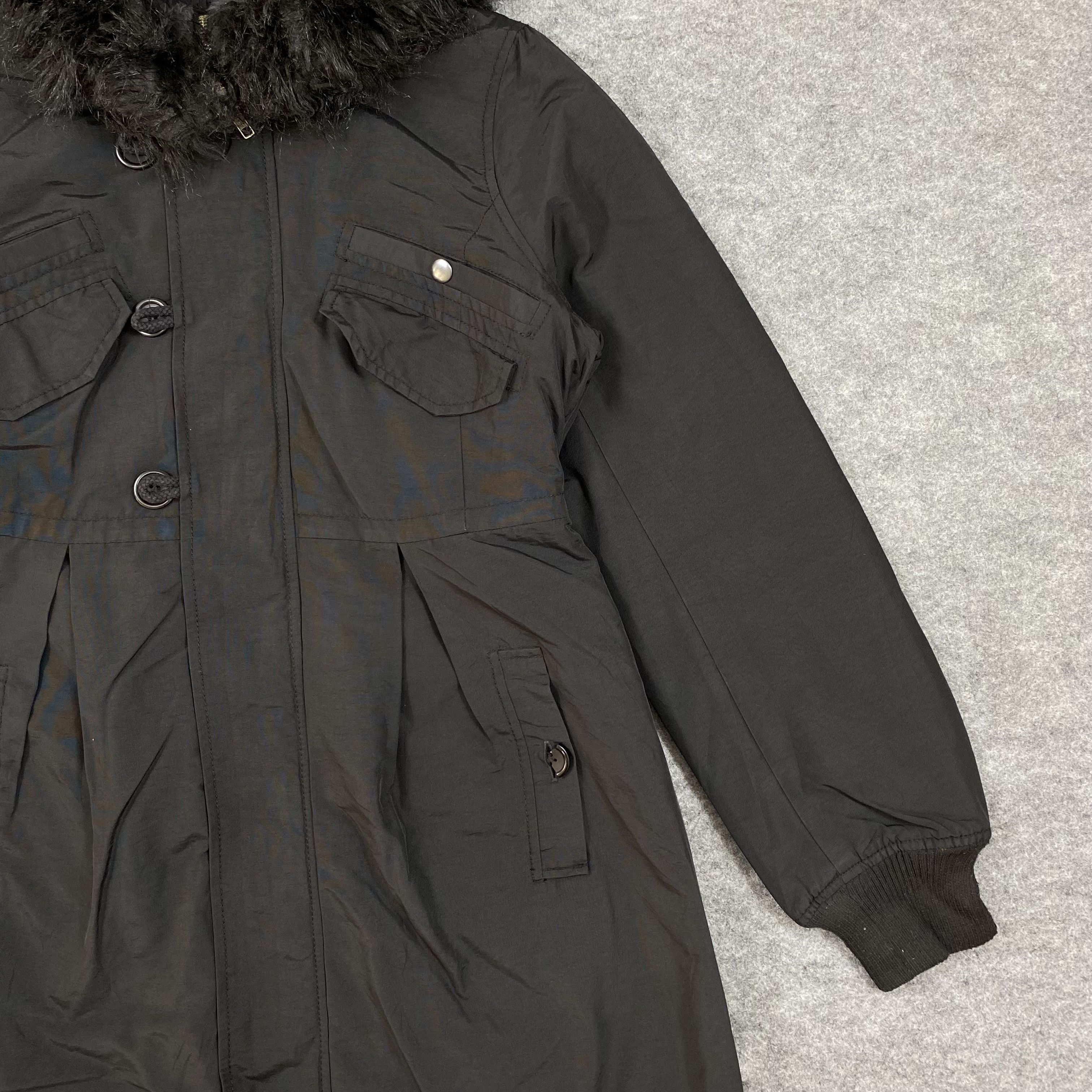 French Connection FRENCH CONNECTION Fishtail Parka Faux Fur Hood Jacket-J645 Size US S / EU 44-46 / 1 - 5 Thumbnail
