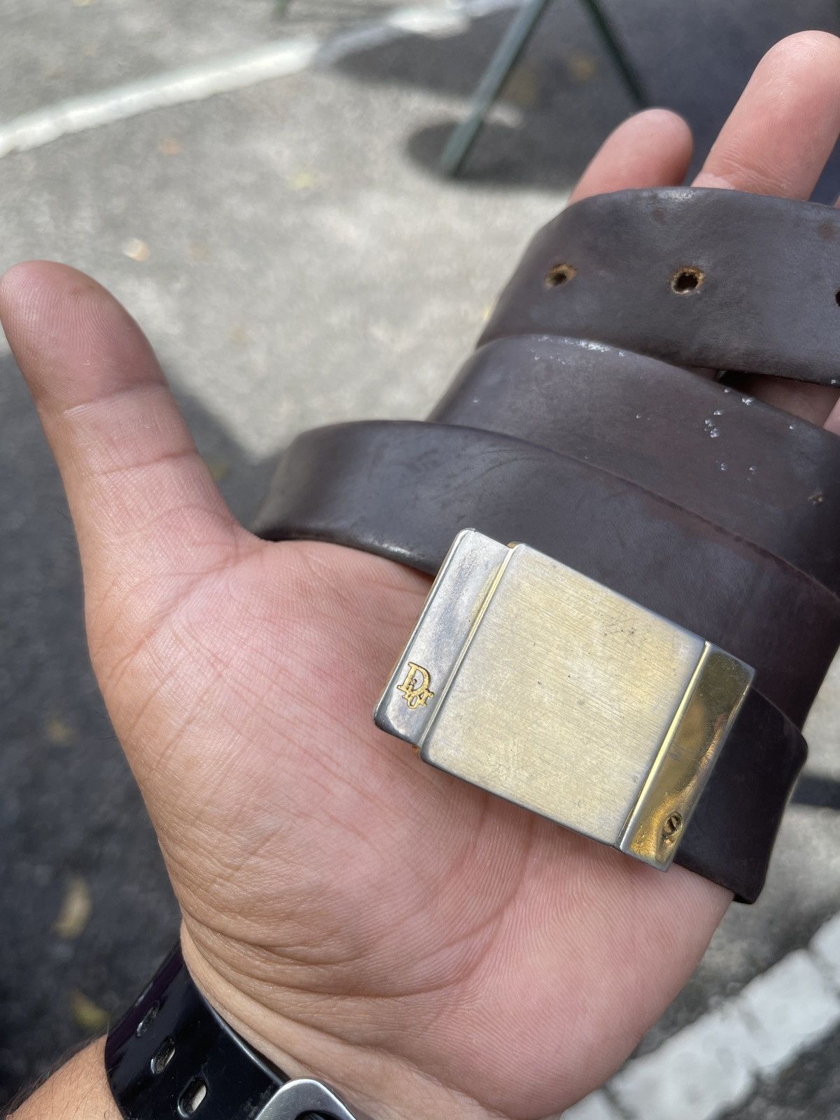 Dior Rare🔥Vintage 80’s Dior Leather Belt Size ONE SIZE - 1 Thumbnail