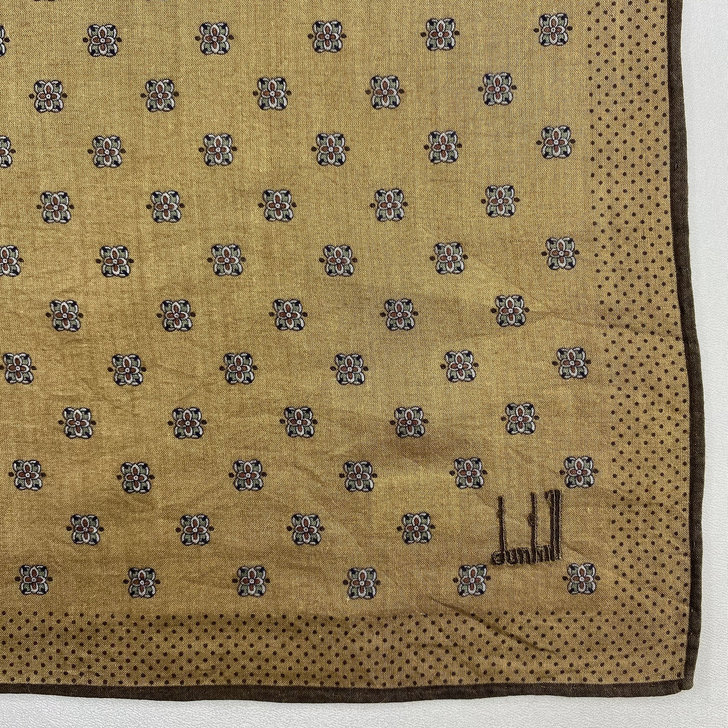 Alfred Dunhill × Vintage Alfred Dunhill Handkerchief / Neckerchief / Bandana-P1039 Size ONE SIZE - 3 Thumbnail
