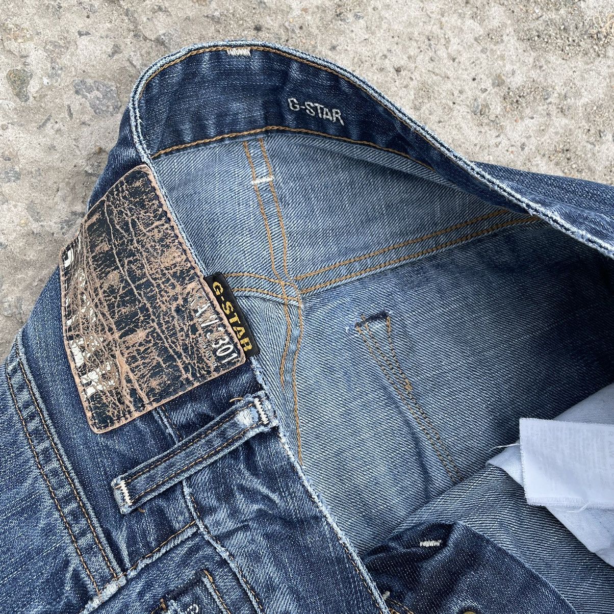 G-Star × Vintage Vintage G Star Raw 3301 Jeans Size 32 Fitted Y2K Style USA Size US 32 / EU 48 - 8 Thumbnail