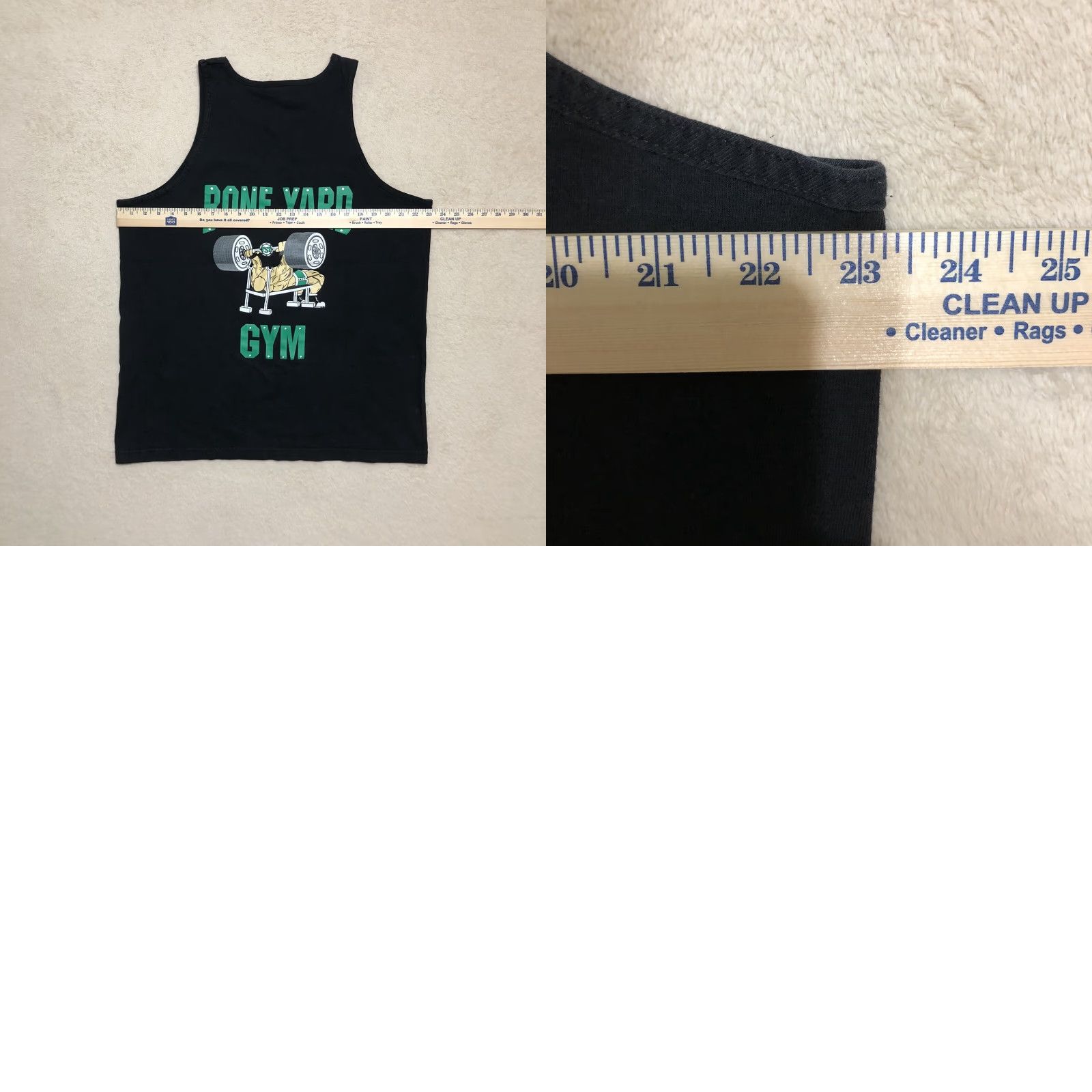 Vintage Bone Yard Gym Mens XL Tank Top LASD Los Angeles Sheriff Department VTG Size US XL / EU 56 / 4 - 8 Thumbnail