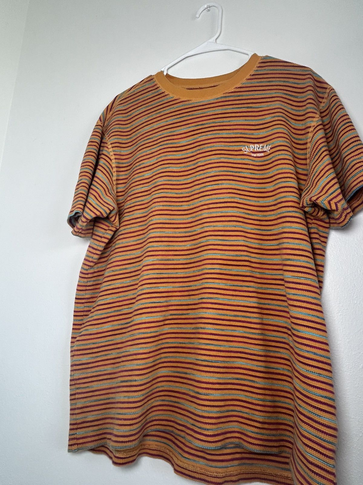 Supreme Supreme Stripe Thermal S/S Top | Grailed 