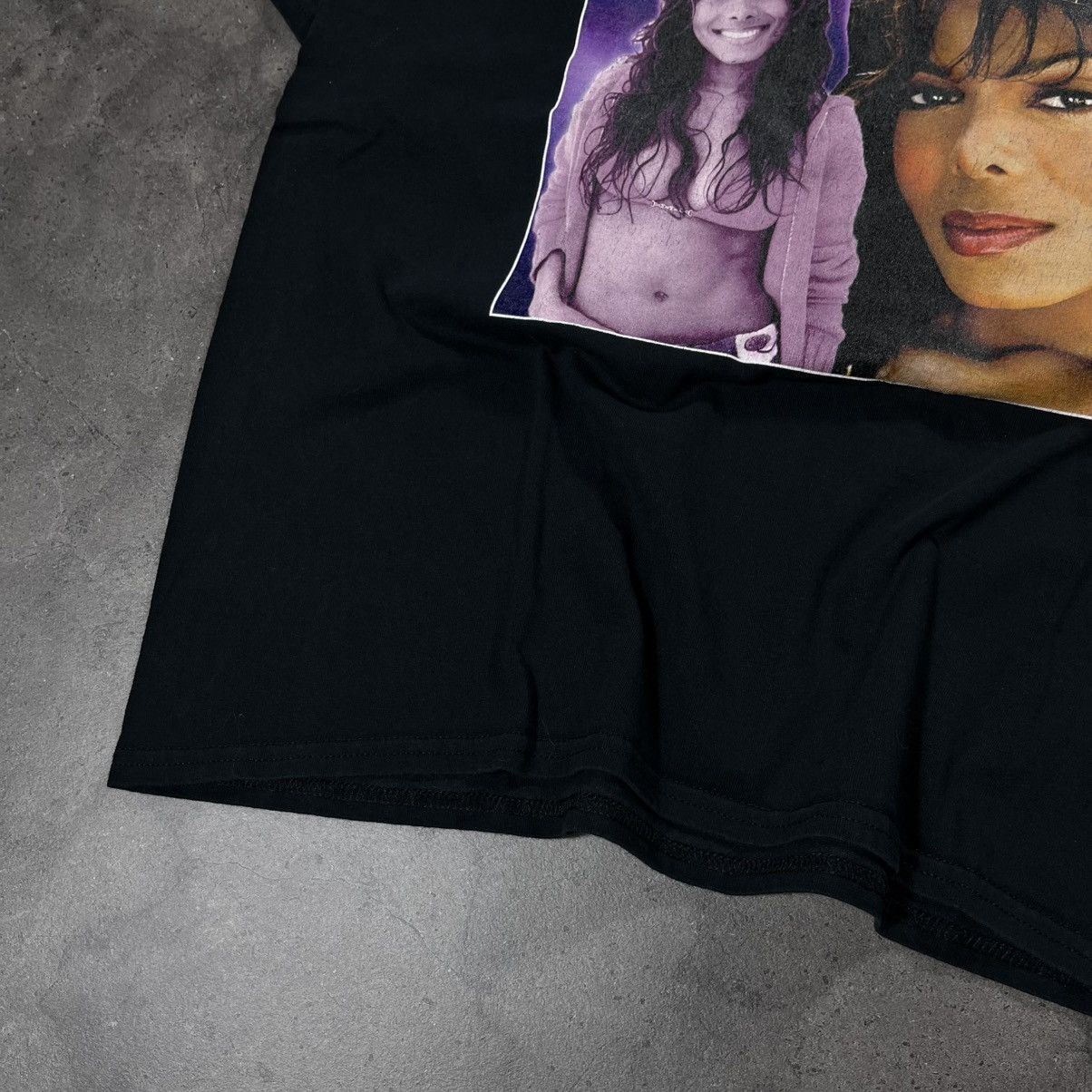 Rap Tees Janet Jackson 00s Vintage Big Logo Pop Star Tee Tshirt Size US L / EU 52-54 / 3 - 6 Thumbnail