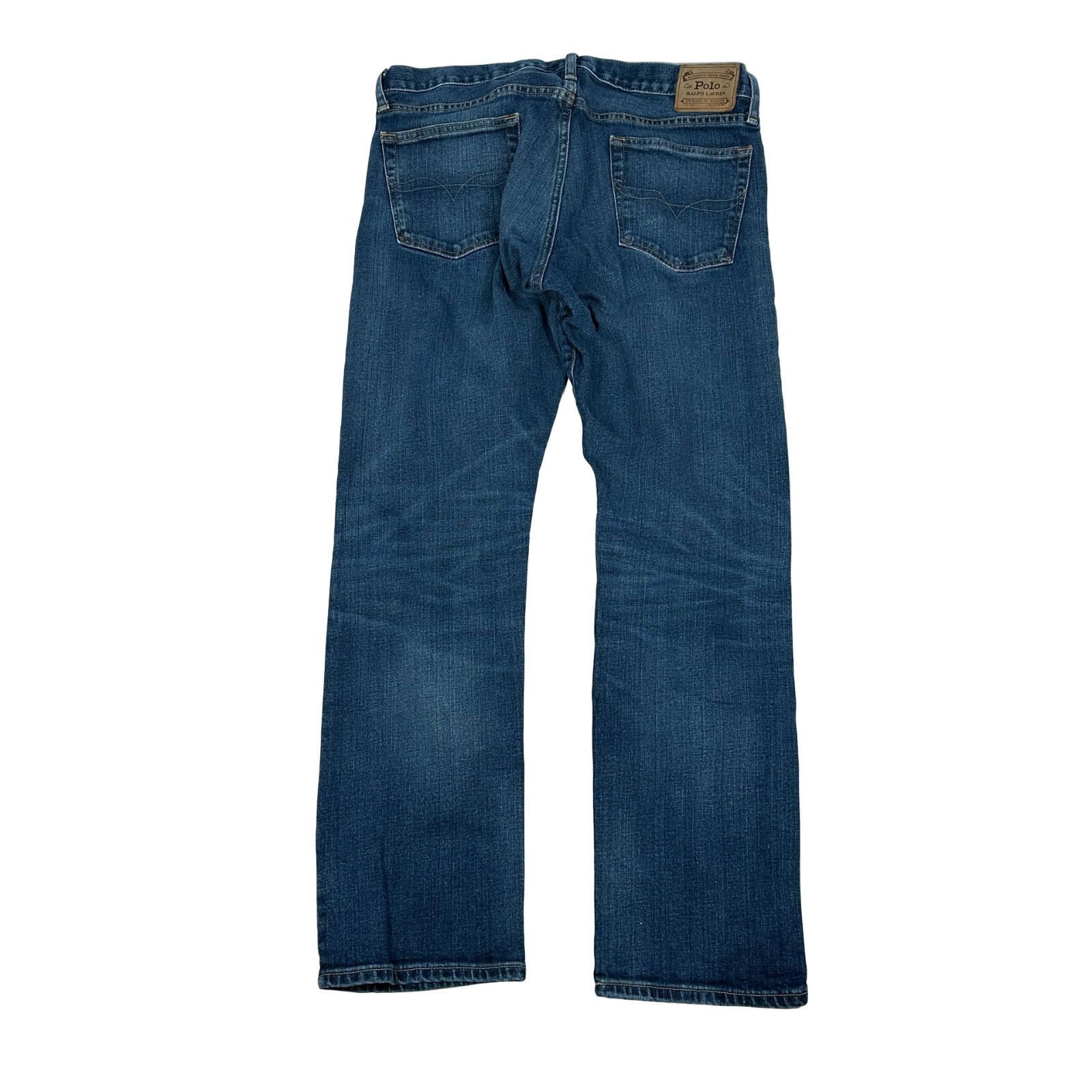 Polo Ralph Lauren Polo Ralph Lauren The Varick Straight Jeans Mens 34x30 Blue Size US 34 / EU 50 - 2 Thumbnail