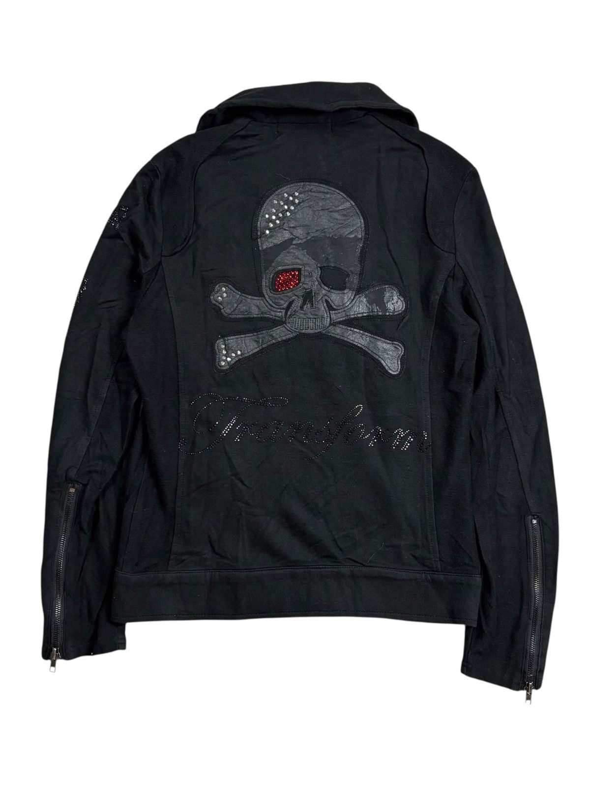 JACKROSE 2000s XFRM - Vkei Style Skull Transform Rider Jacket Size US M / EU 48-50 / 2 - 1 Thumbnail