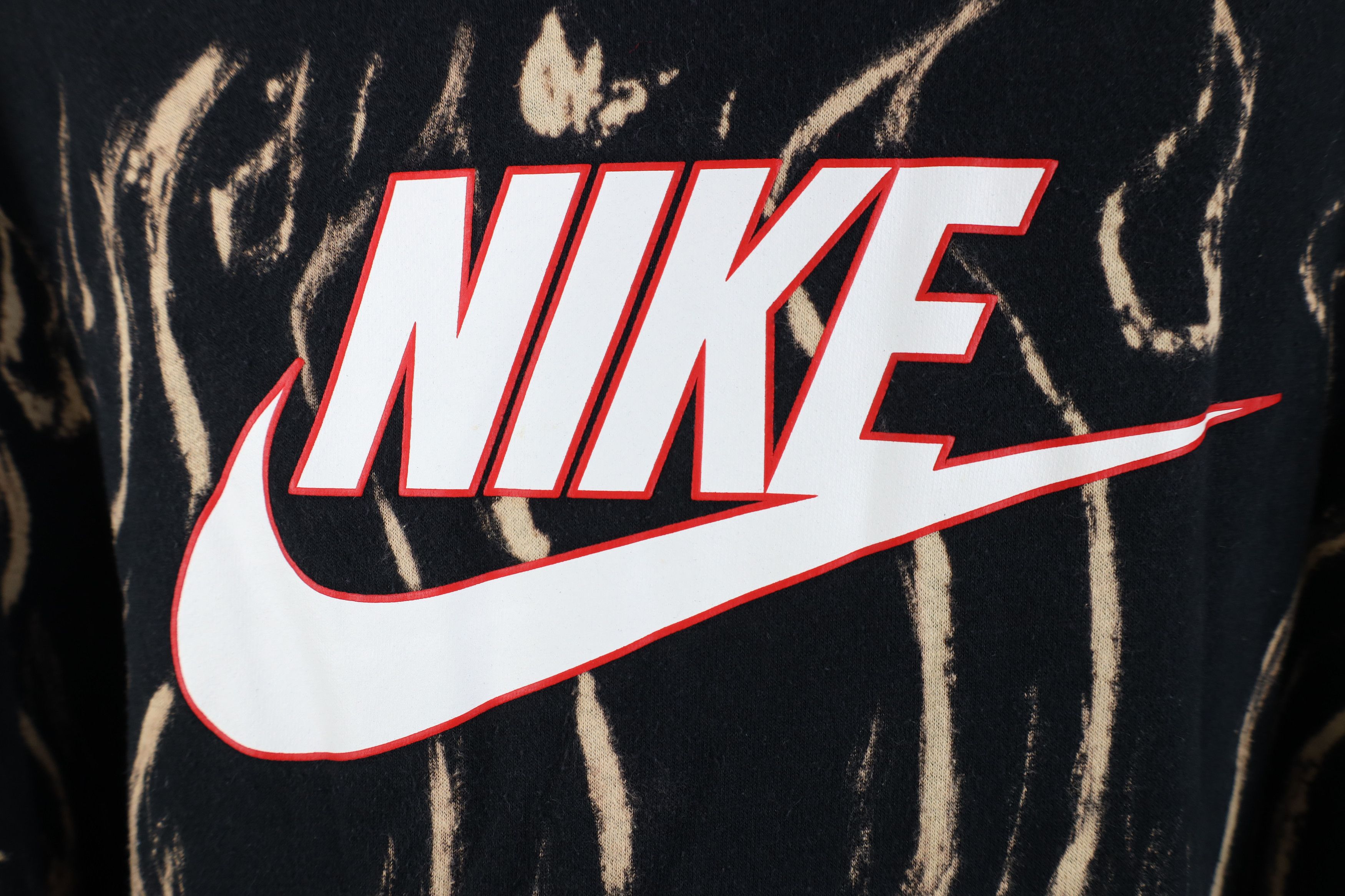 Nike Vintage Y2K Nike Fire Flames Travis Scott Big Swoosh Hoodie Size US XL / EU 56 / 4 - 4 Thumbnail
