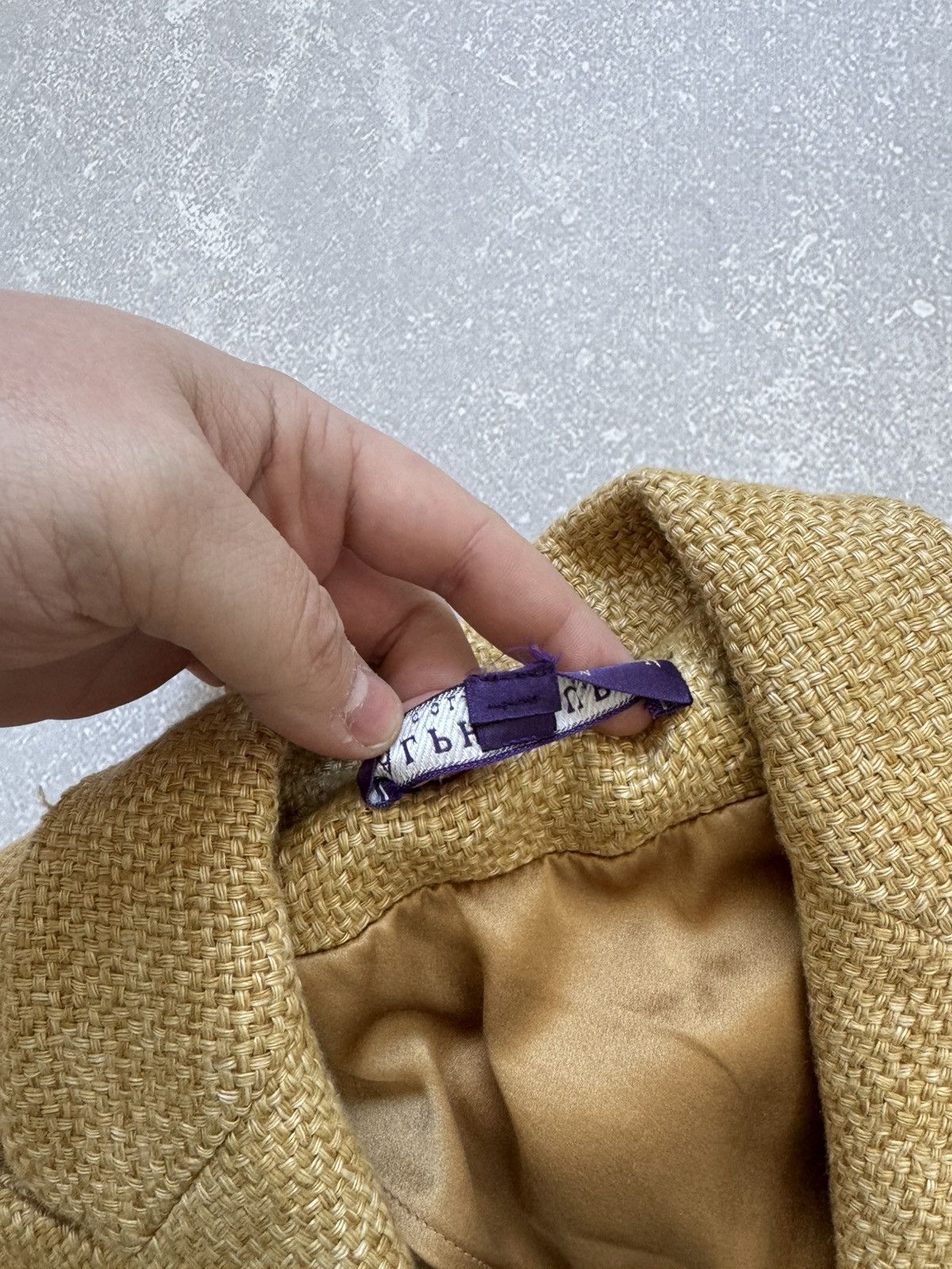 Ralph Lauren Purple Label × Vintage Ralph Lauren Purple Label Blazer Laine Wool Women Jacket Size S / US 4 / IT 40 - 11 Thumbnail