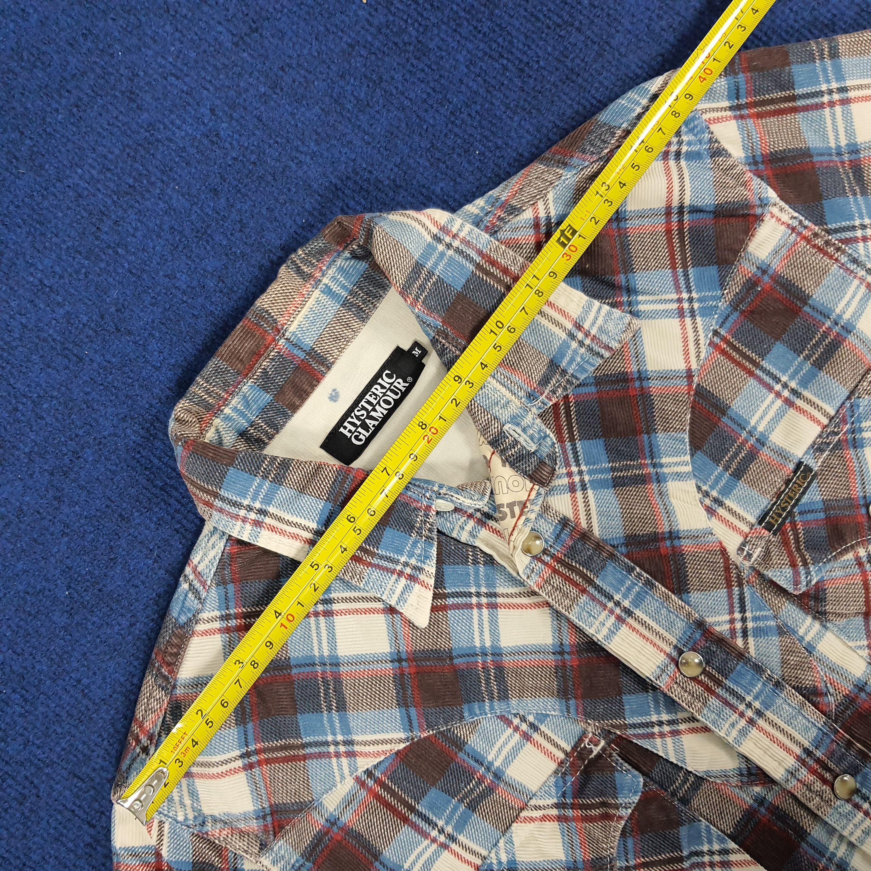 Hysteric Glamour Vintage Hysteric Glamour Japan Custom Logo Flannel Shirts Size US M / EU 48-50 / 2 - 12 Thumbnail