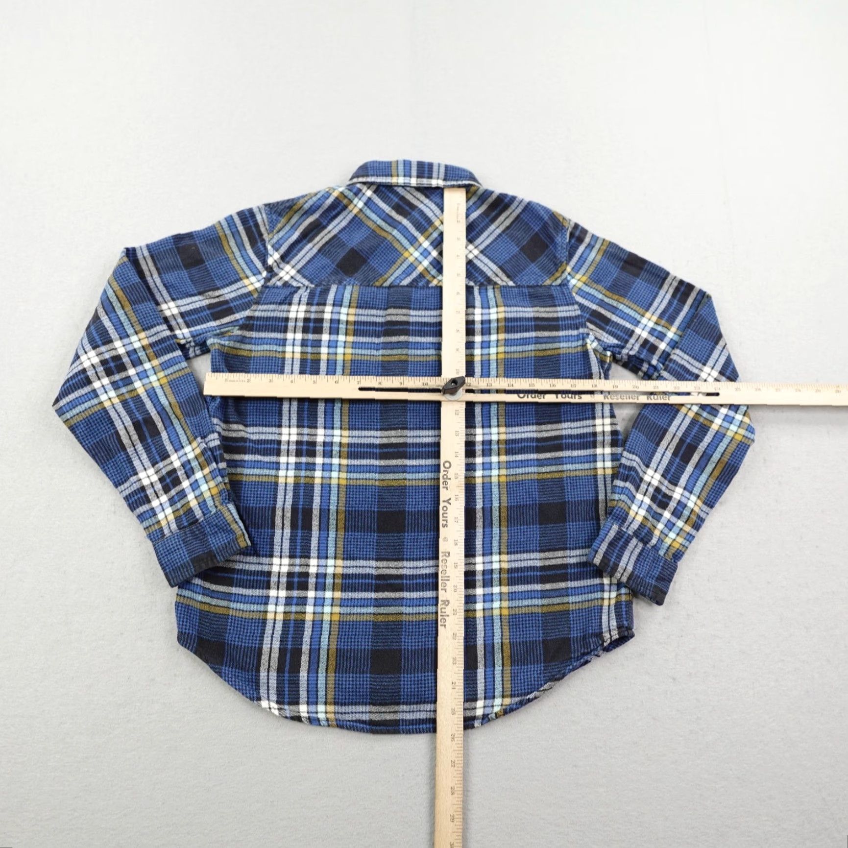 Burton Burton Analog Shirt Mens Small Blue Yellow Plaid Flannel Button-Up Snowboarding Casual Online Shopwear Womens? No. Size US S / EU 44-46 / 1 - 4 Thumbnail