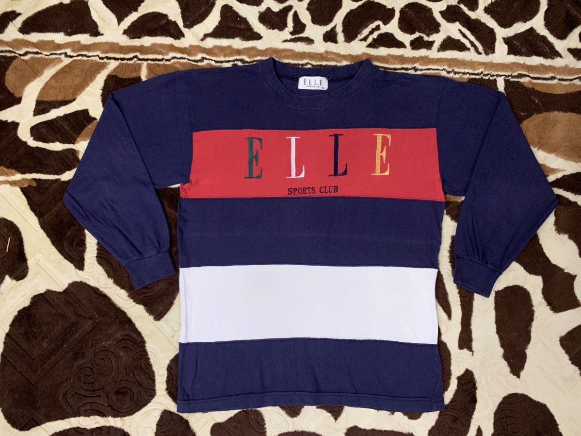 Japanese Brand LAST DROP#Vintage Elle Spell Out Long Sleeve Made In Japan Size US M / EU 48-50 / 2 - 1 Thumbnail