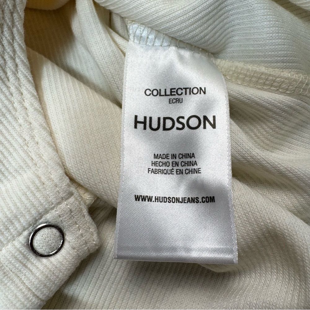 Hudson NWT New $145 Hudson Long Sleeve Hook & Eye Ecru Bodysuit Si Size L / US 10 / IT 46 - 9 Thumbnail