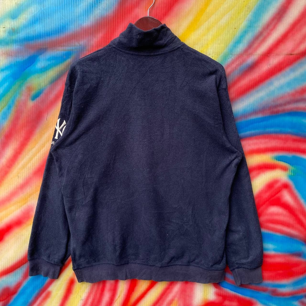 MLB × New York Yankees × Uniqlo New York Yankees X MLB X Uniqlo Fleece Half zipper Sweater Size US L / EU 52-54 / 3 - 6 Thumbnail
