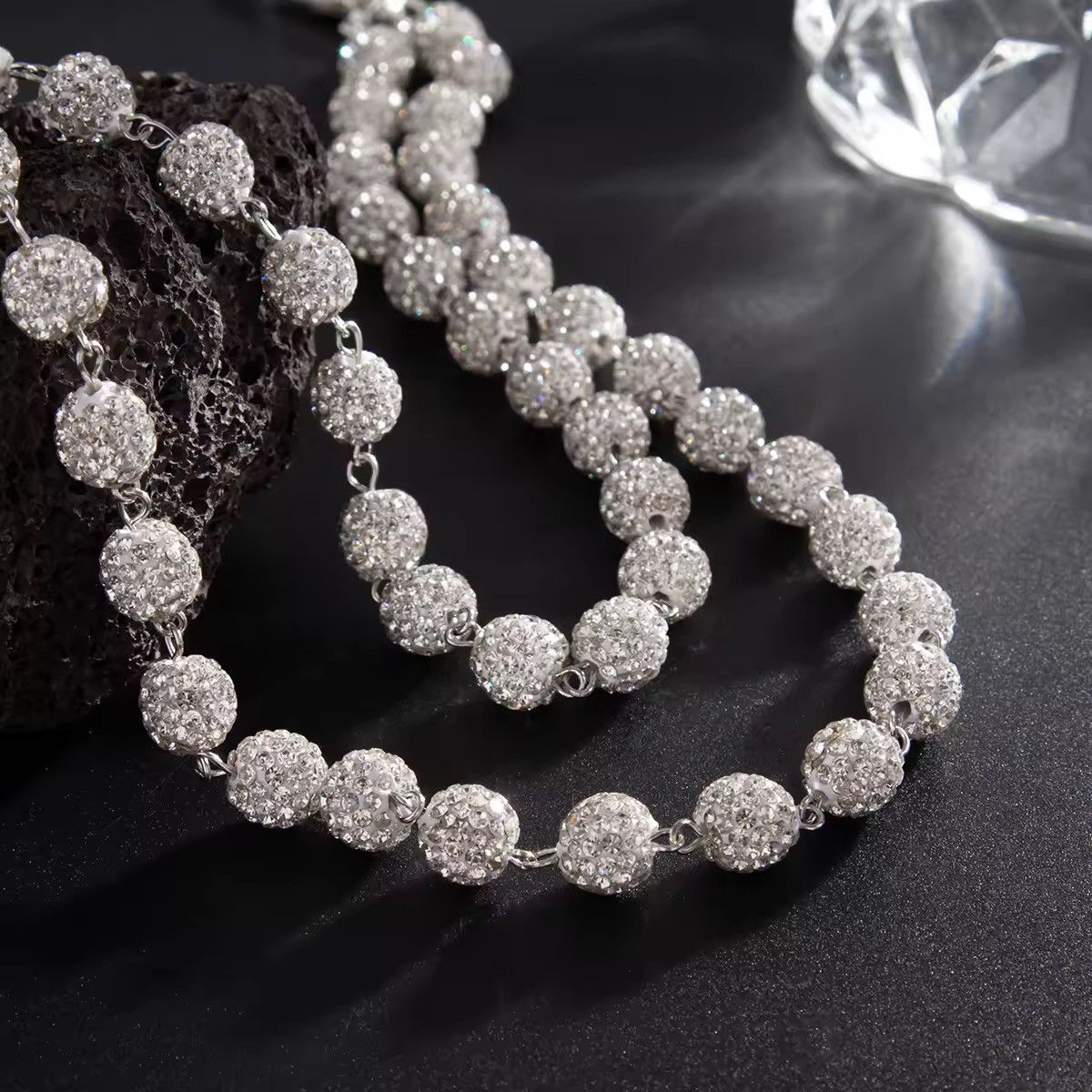 Other 2 Layer Rhinestone Beads Jeans Chain Size ONE SIZE - 5 Thumbnail