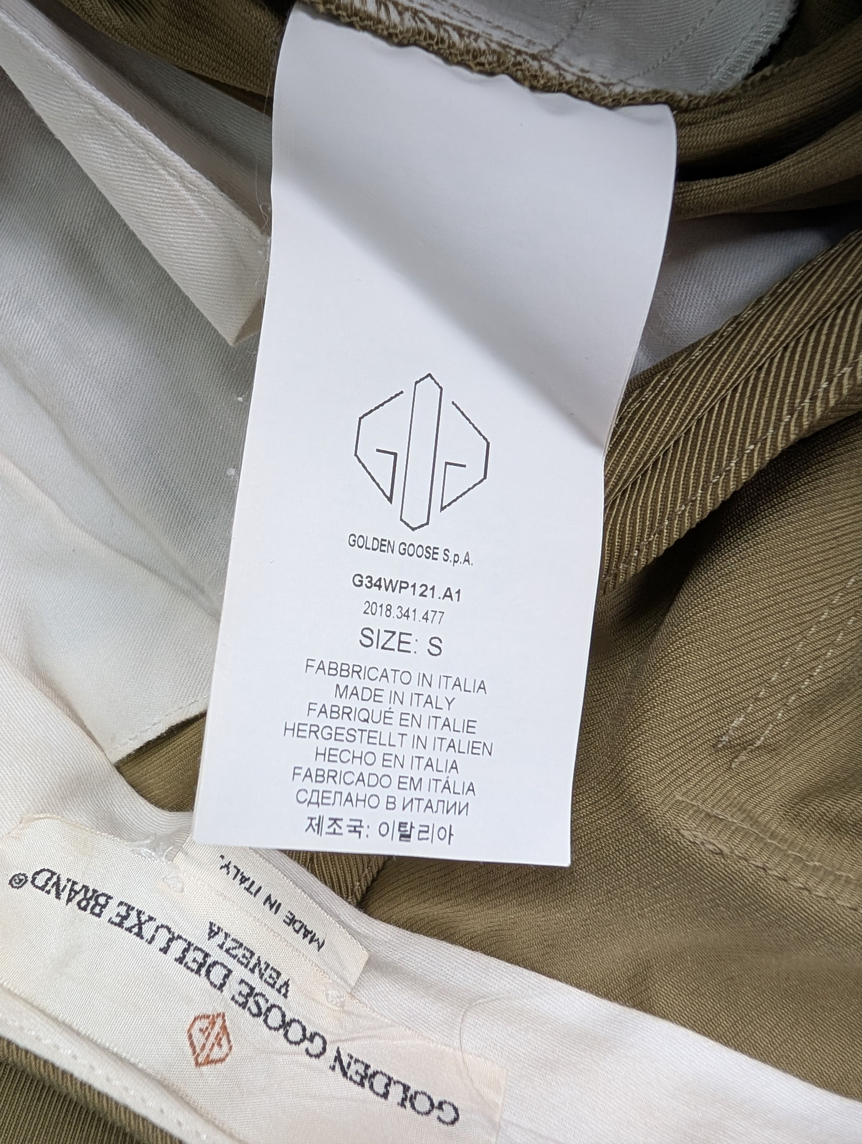 Golden Goose Golden Goose Khaki Pleated Pants Size 26" / US 2 / IT 38 - 8 Thumbnail