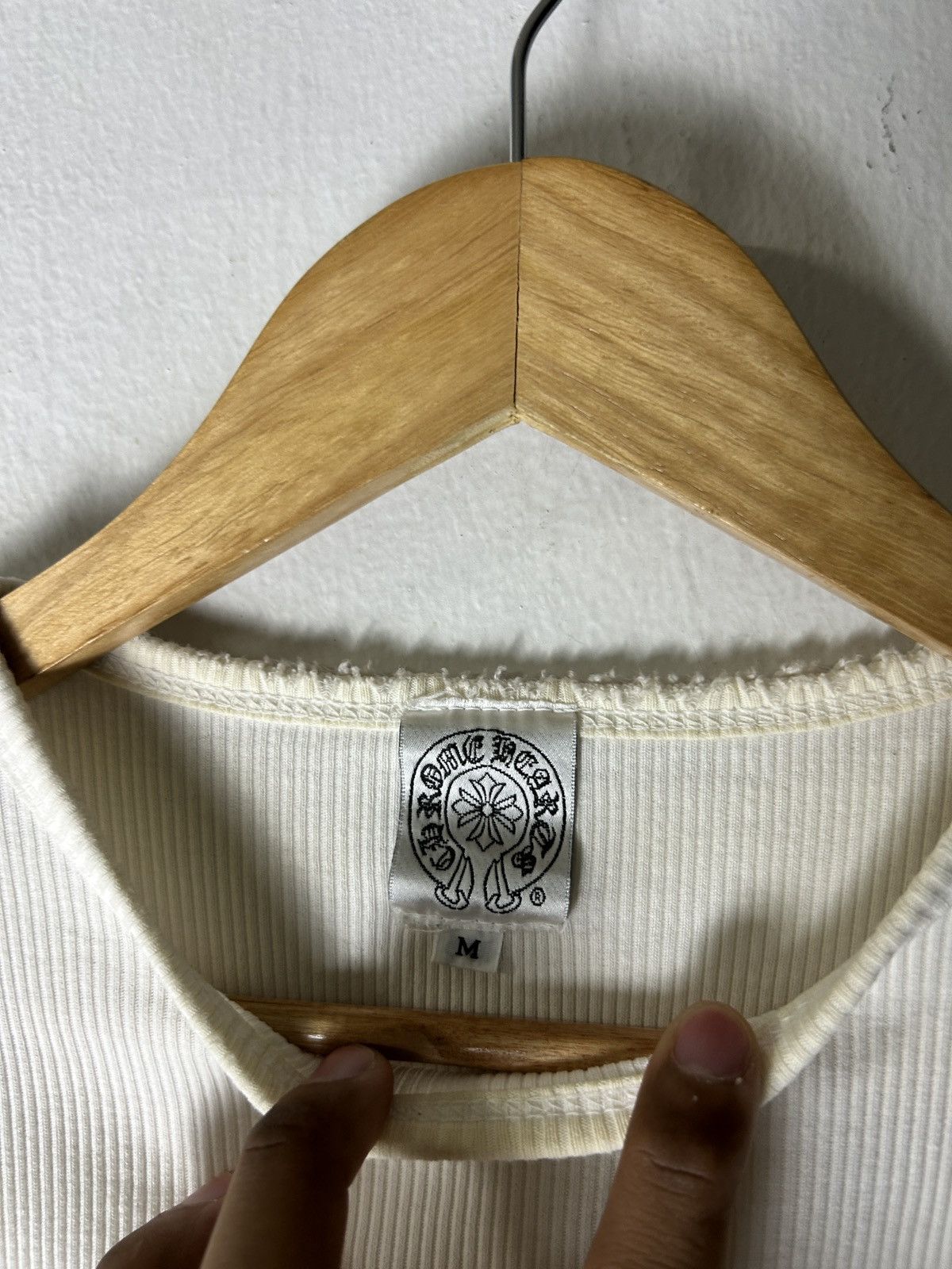 Japanese Brand Vintage Chrome Heart Inspired Thermal Longsleeve Size XXS / US 00 / IT 34 - 9 Thumbnail