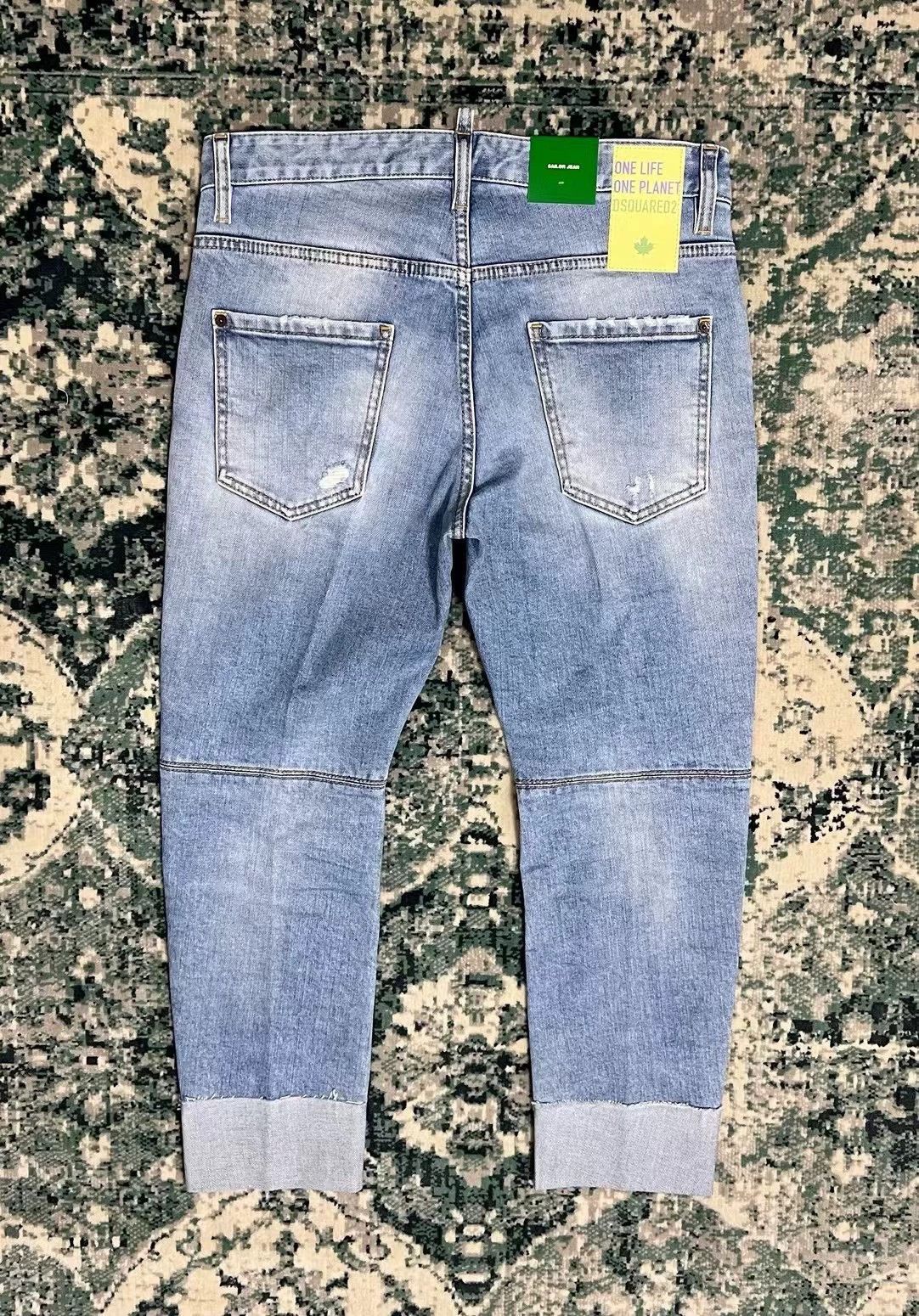 Dsquared2 Dsquared2 SAILOR Light Blue Jeans SS23 Size US 28 / EU 44 - 2 Thumbnail