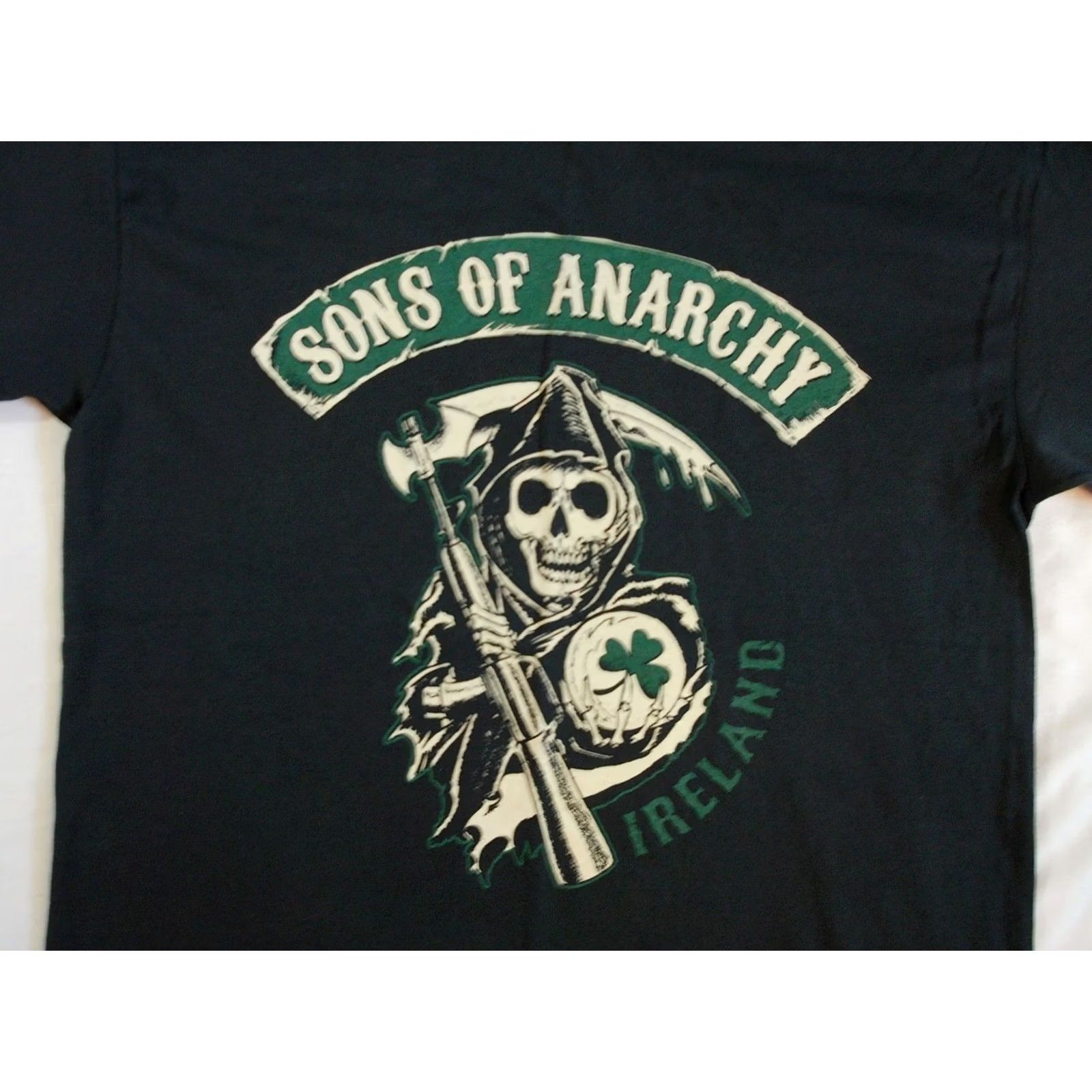 Vintage Sons of Anarchy Shirt Mens L Black IRELAND Men Reaper Crime Motorcycle SOA SAMCRO Size US L / EU 52-54 / 3 - 3 Thumbnail