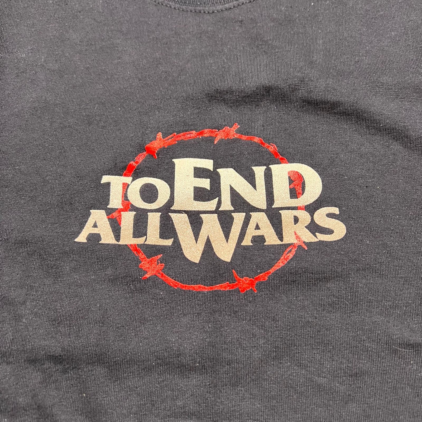 Hanes Vintage To End All Wars Hollywood Premier Movie T-Shirt L Size US L / EU 52-54 / 3 - 2 Thumbnail