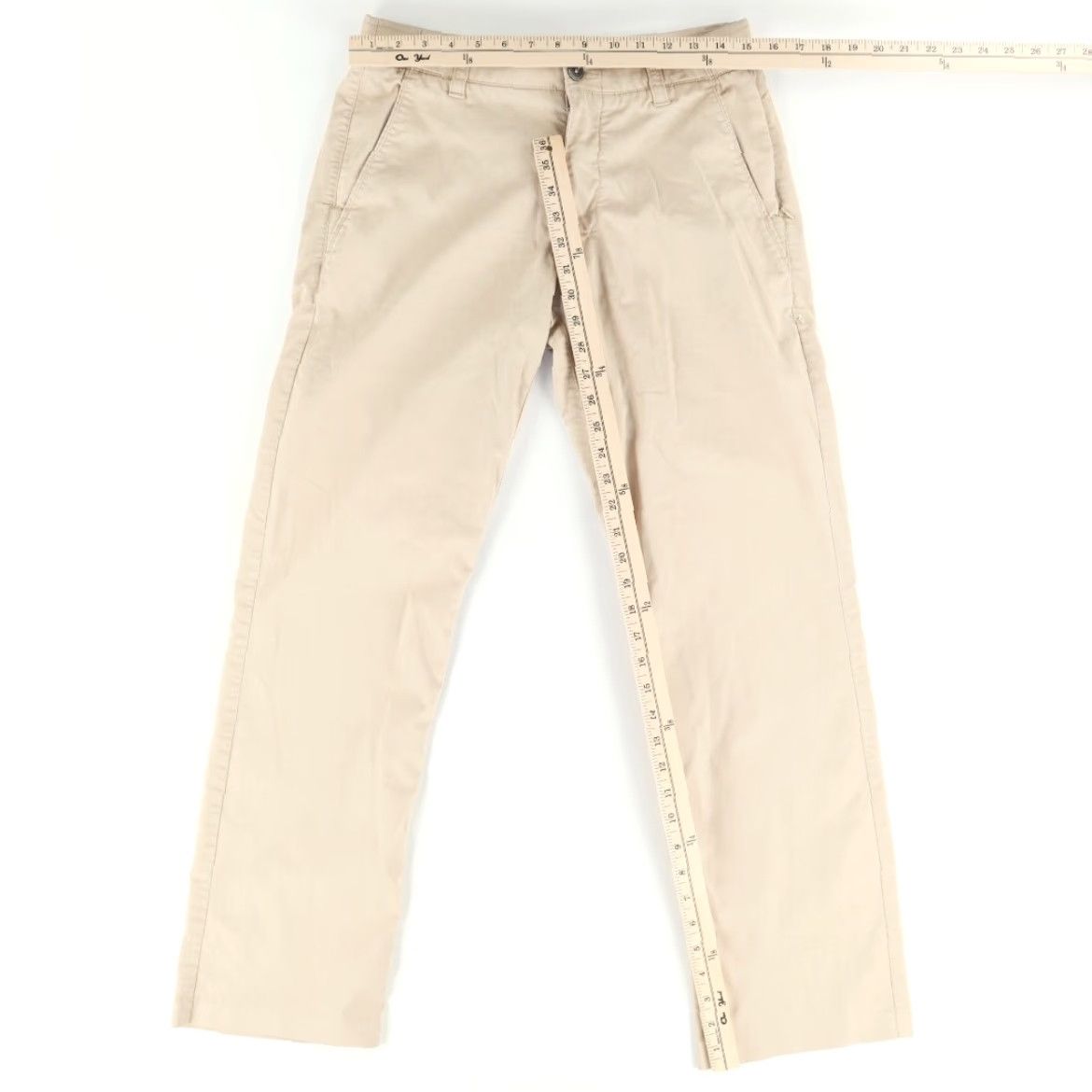 Under Armour Under Armour Stretch Straight Fit Cotton Blend Canvas Chino Pants Tan Men's 32 Size US 32 / EU 48 - 3 Thumbnail