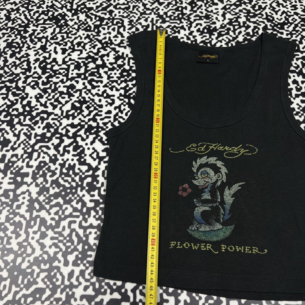Ed Hardy Vintage Y2K Ed Hardy Flower Power Japanese Style Tank Top Size L / US 10 / IT 46 - 12 Thumbnail