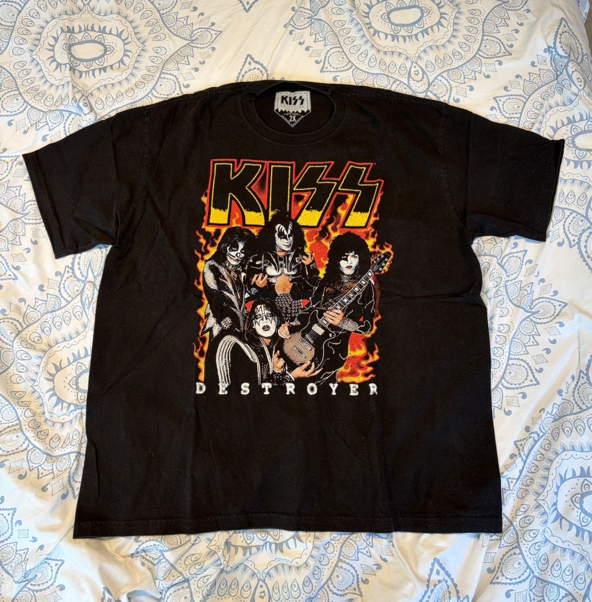 Vintage Kiss Shirt 2XL Size US XXL / EU 58 / 5 - 1 Thumbnail