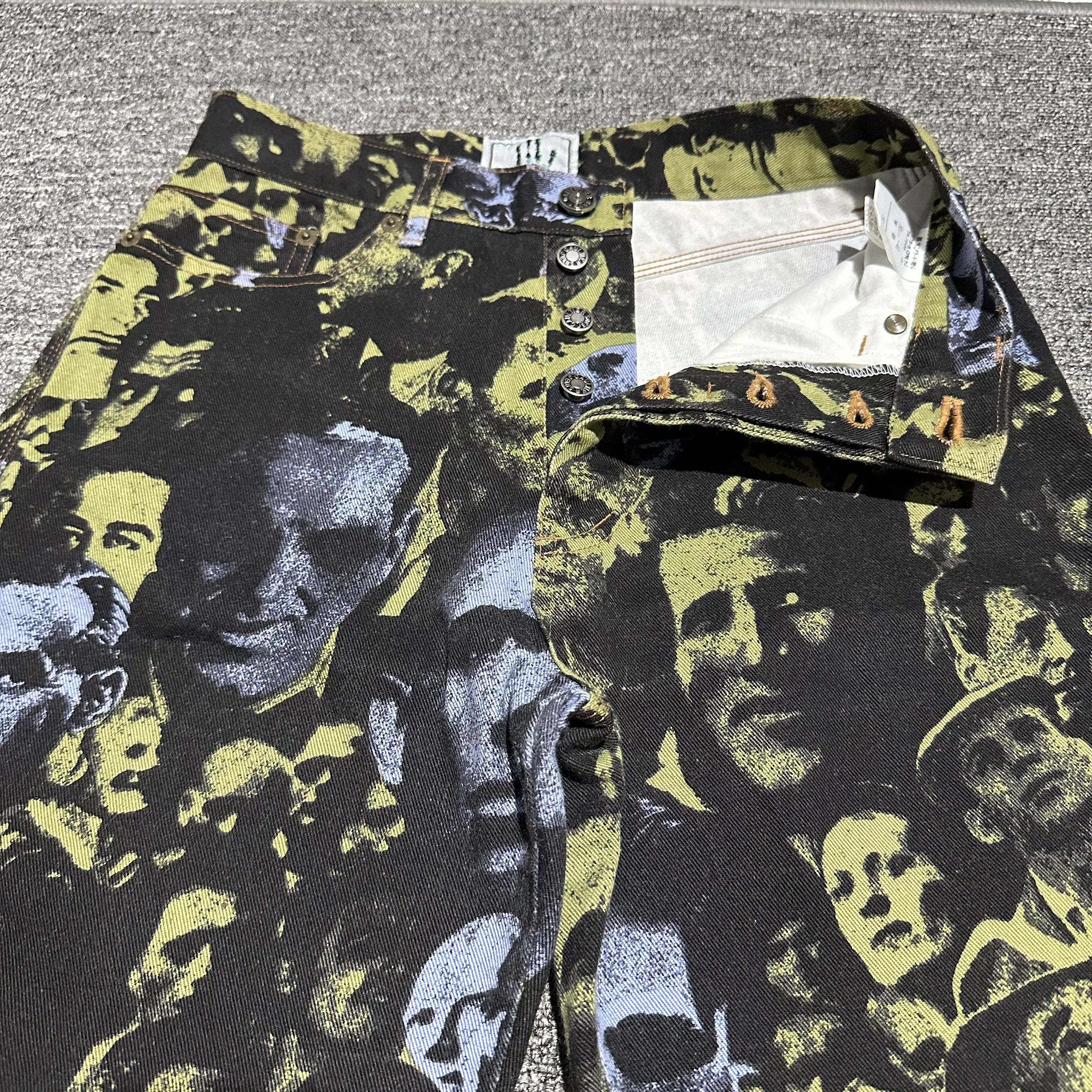 Jean Paul Gaultier Jean Paul Gaultier FW92 Face Jeans denim Pants Size US 30 / EU 46 - 2 Thumbnail