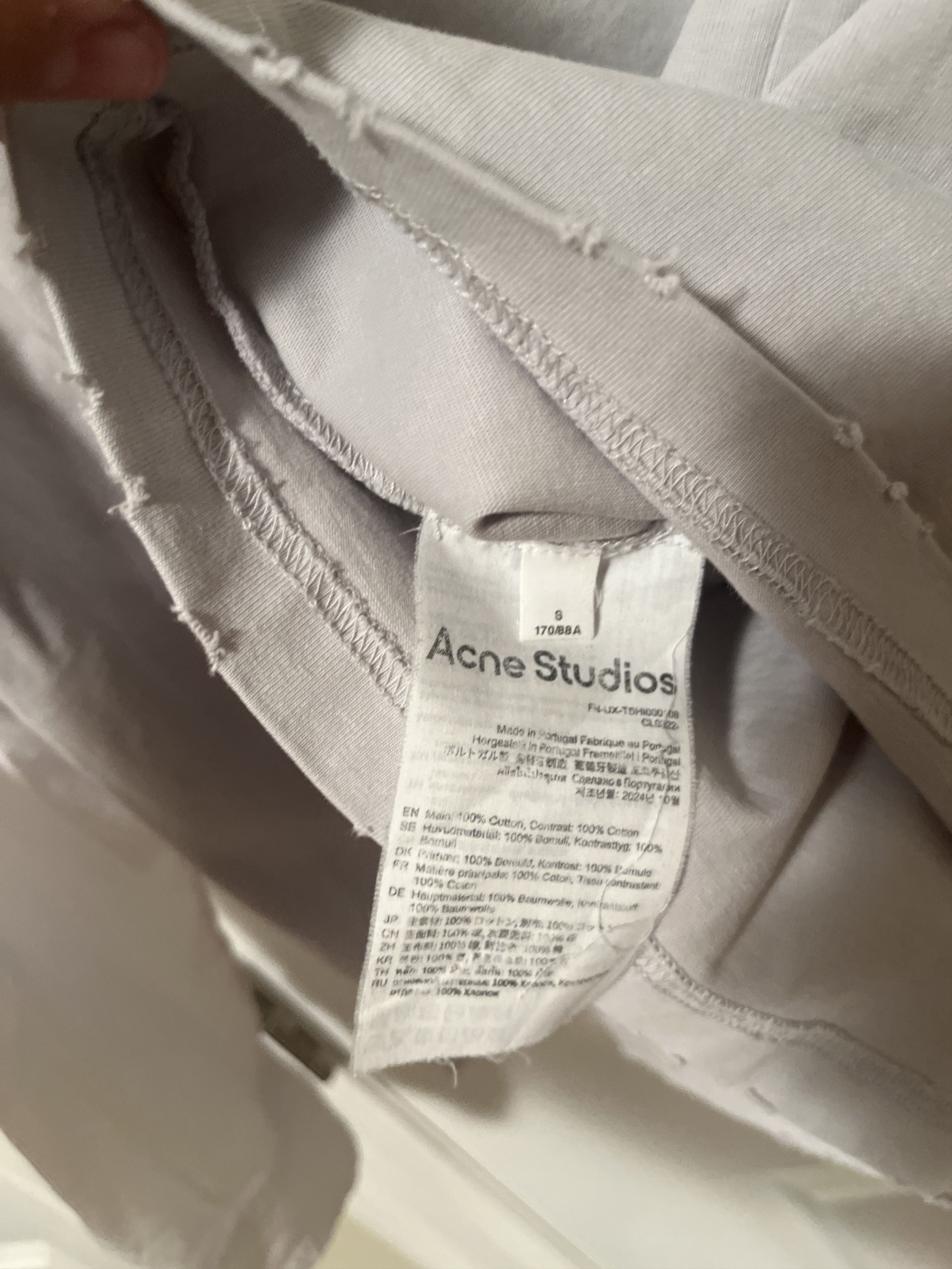 Acne Studios Acne studios Stockholms long sleeve tee Size US S / EU 44-46 / 1 - 4 Thumbnail