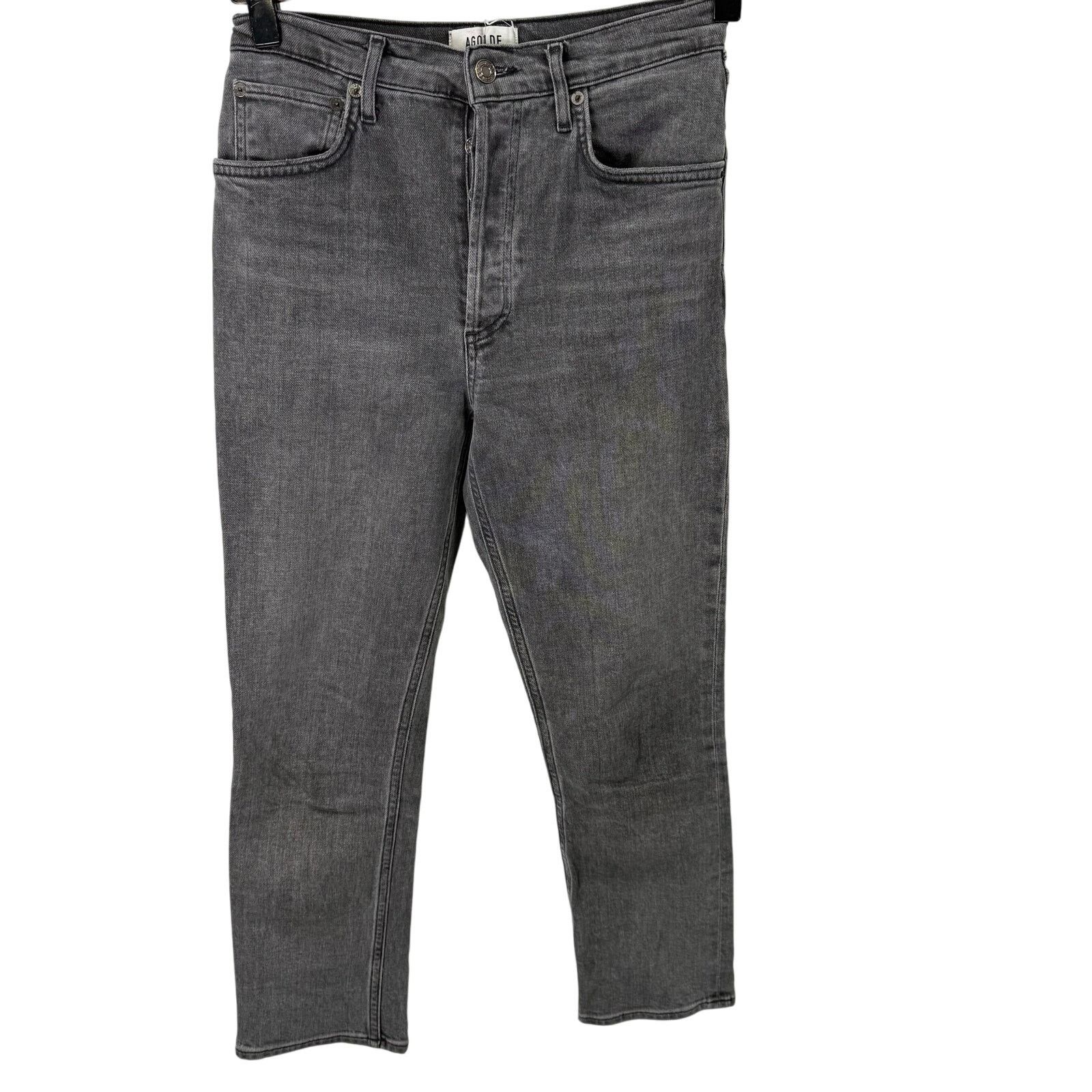 Agolde Women’s Jeans sz 26 High Rise Riley Crop #G584