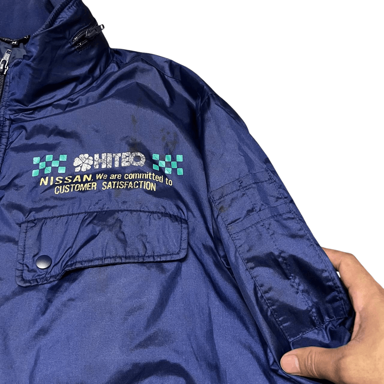 Nissan Vintage Nissan Big Logo Racing Jacket Size US M / EU 48-50 / 2 - 7 Thumbnail