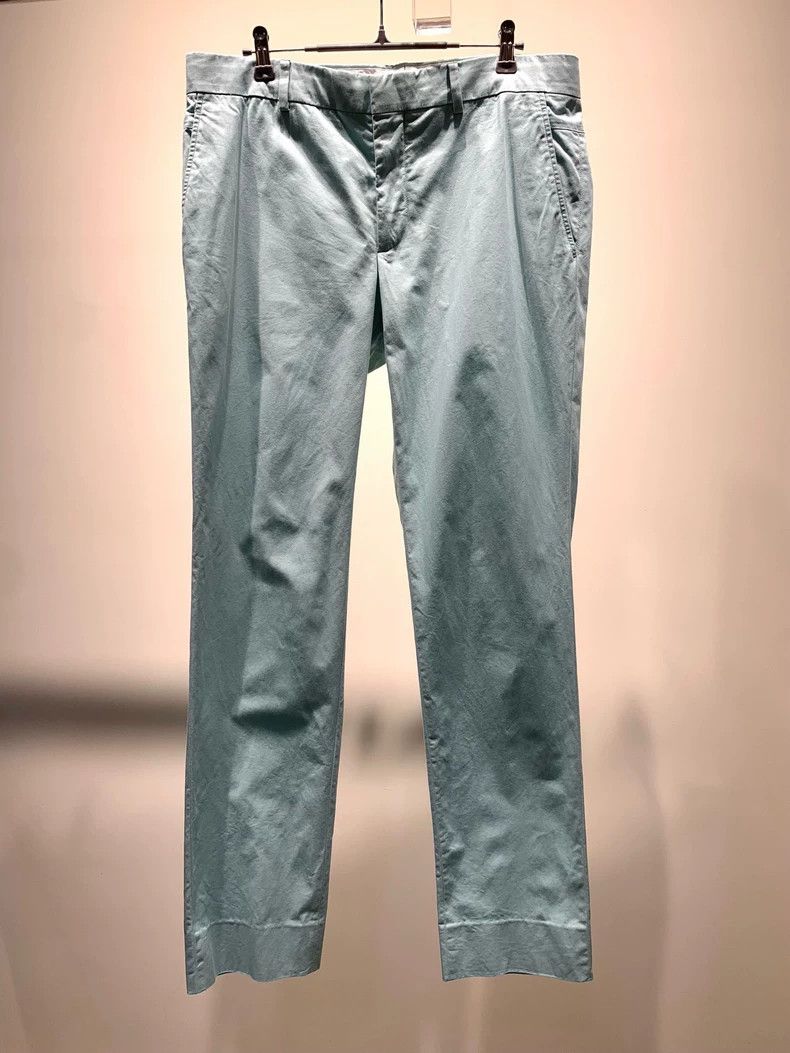 Hermes Hermes Solid Mid-Rise Straight Casual Pants - dmc Size US 31 - 1 Thumbnail
