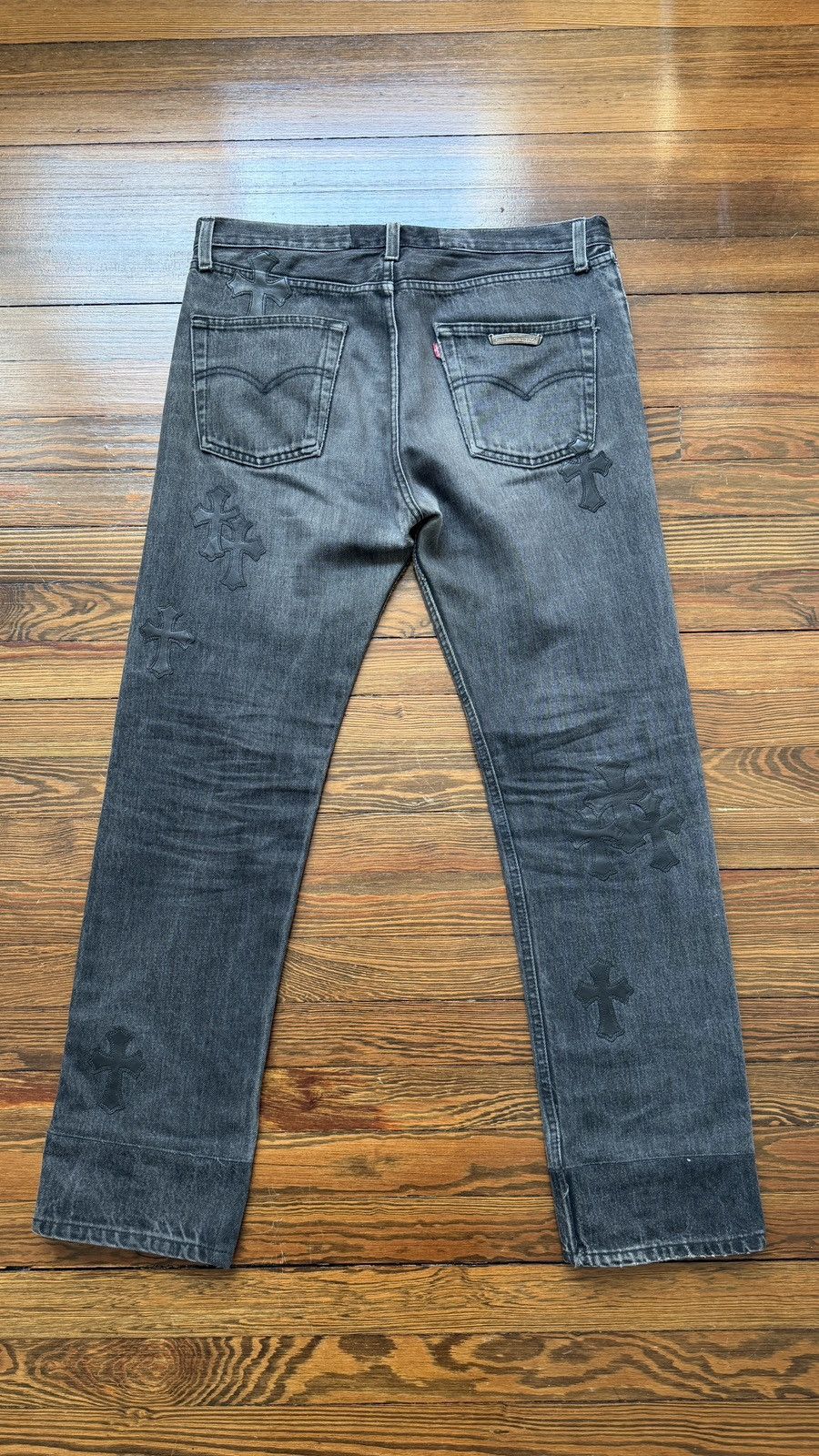 Chrome Hearts CHROME HEARTS CROSS PATCH DENIM JEANS Size US 30 / EU 46 - 10 Thumbnail