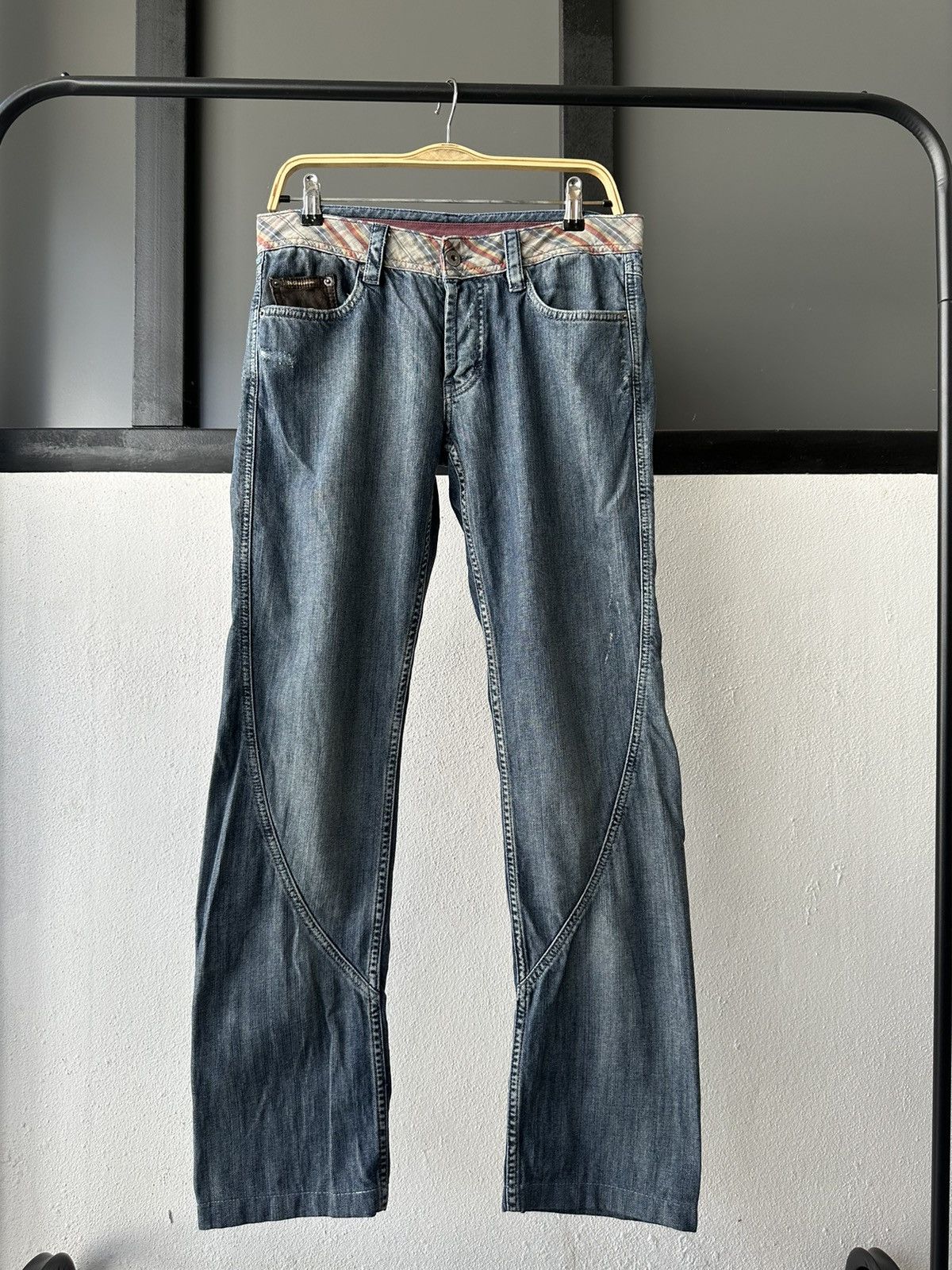 Dolce & Gabbana SS2007 D&G cummerband denim buckle back Size US 32 / EU 48 - 19 Thumbnail