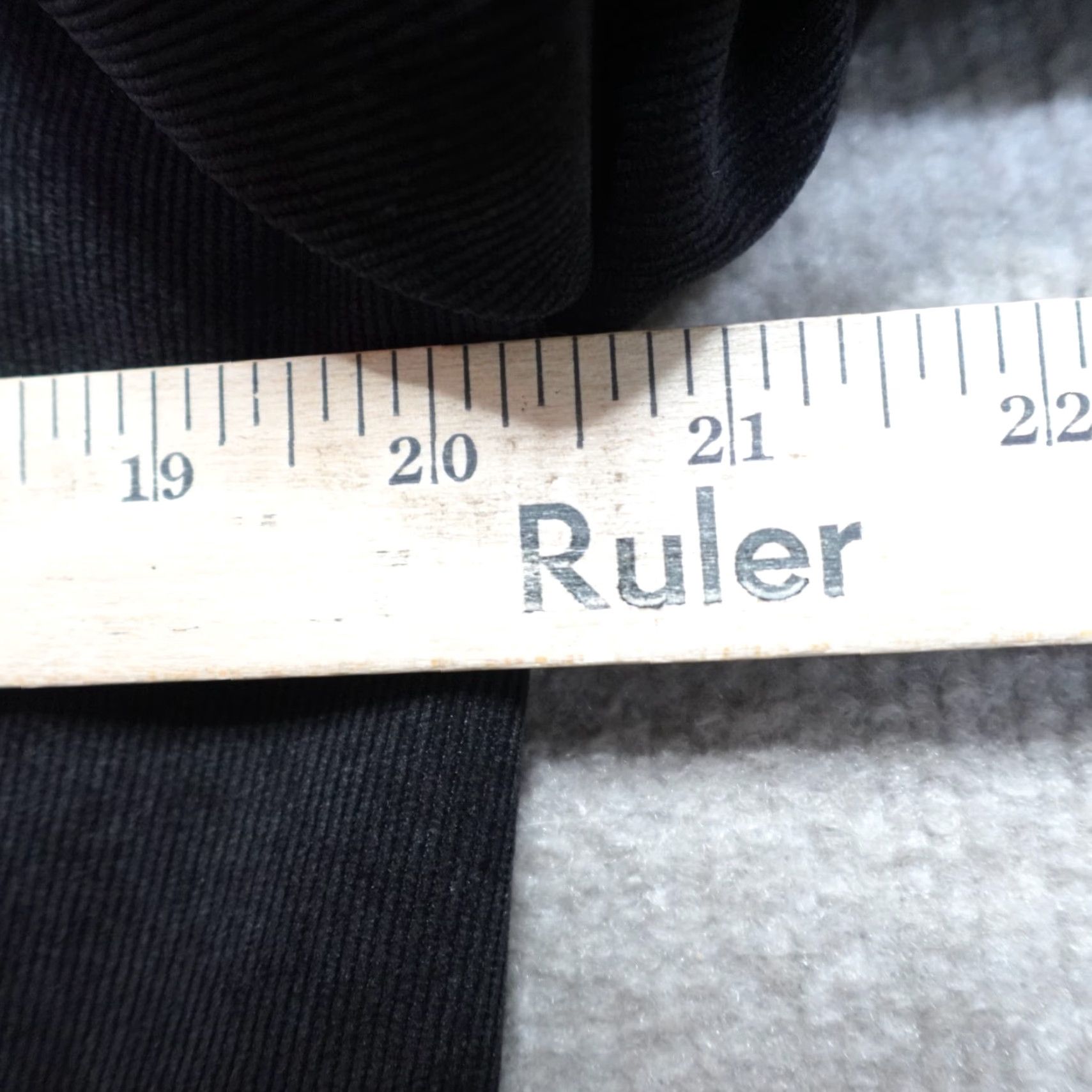 Ralph Lauren Lauren Ralph Lauren Jacket Black Corduroy Notch Lapels Sport Coat 40 Regular Nylon Polyester Spandex Two-Button Single-Breasted Mens Size US XXS / EU 40 - 7 Thumbnail