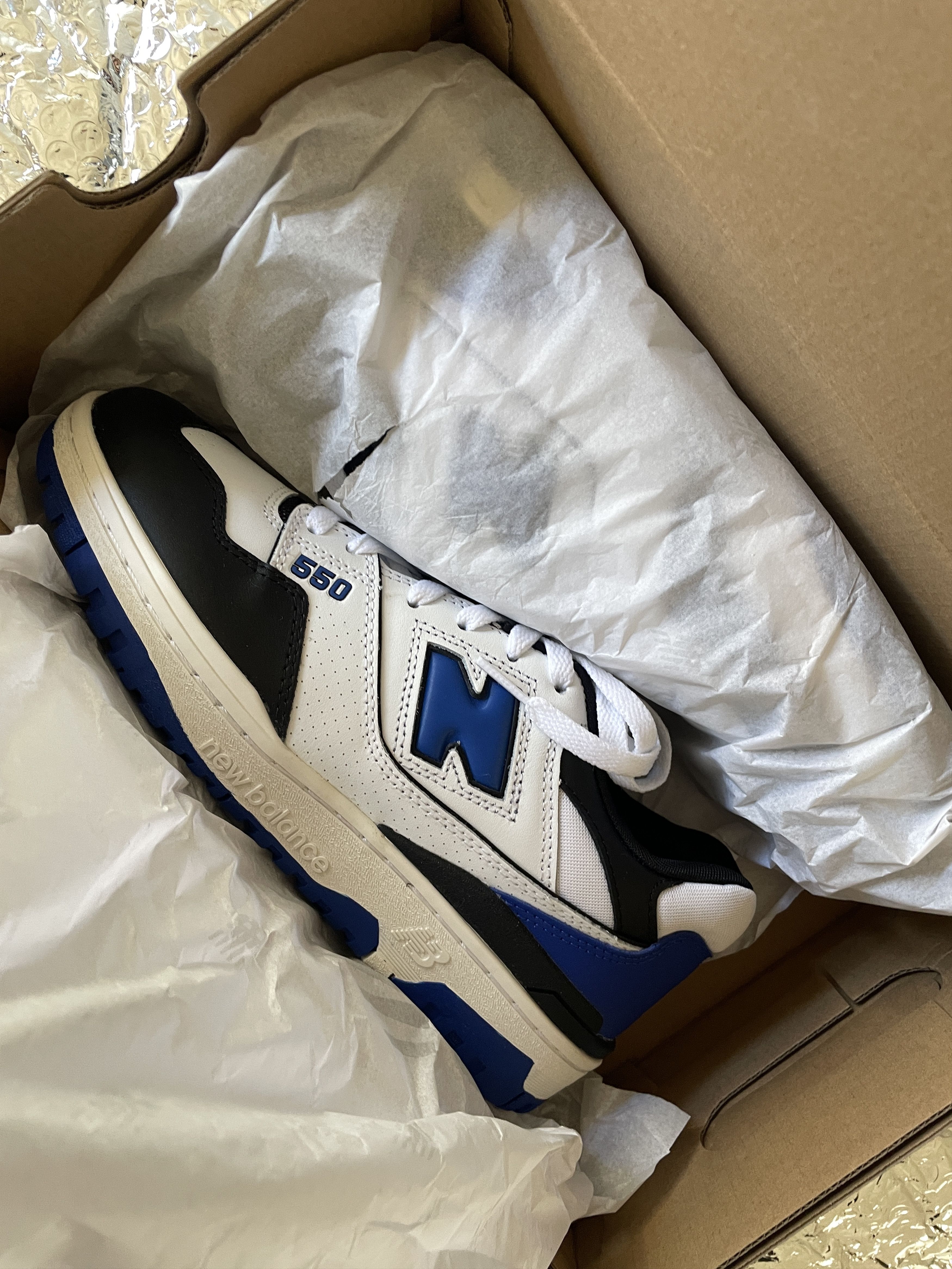 New Balance 550 White Team Royal US M8 Size US 8 / EU 41 - 3 Thumbnail
