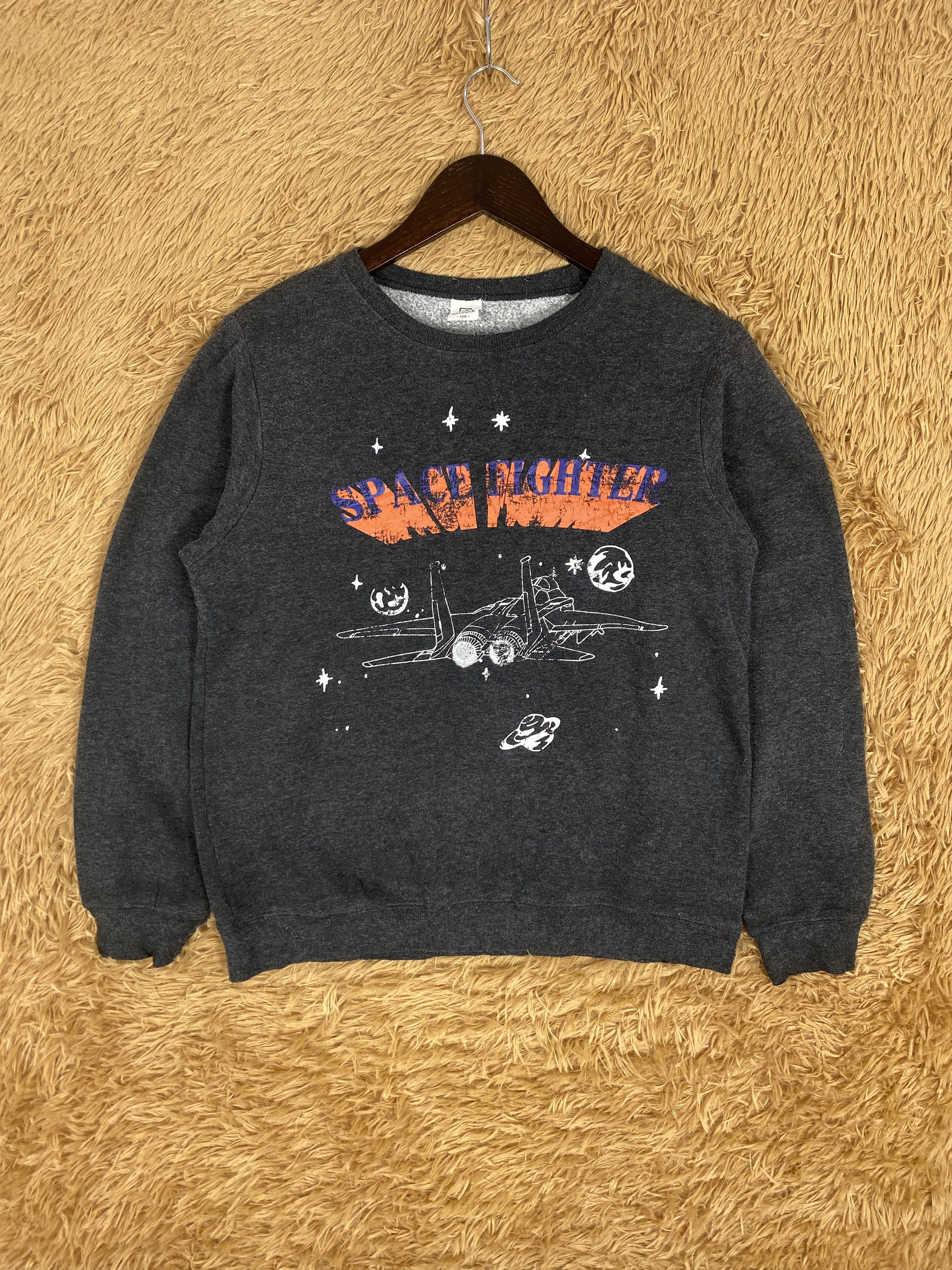 Japanese Brand × Vintage Vintage Devirock Space Fighter Sweatshirts Size US S / EU 44-46 / 1 - 1 Thumbnail