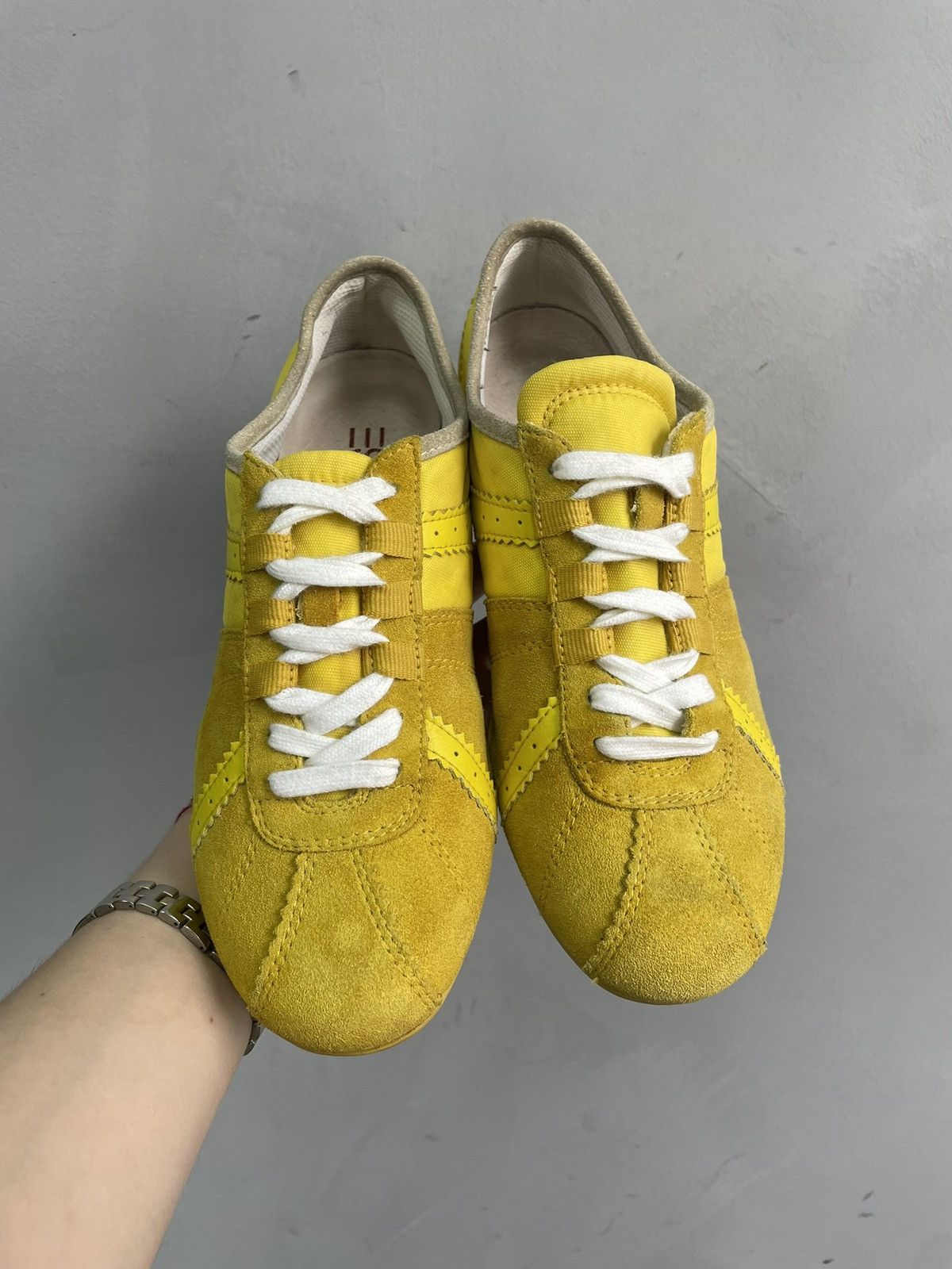 Japanese Brand Rare margiela Replica style leather low sneakers shoes y2k Size US 7.5 / EU 40-41 - 10 Thumbnail