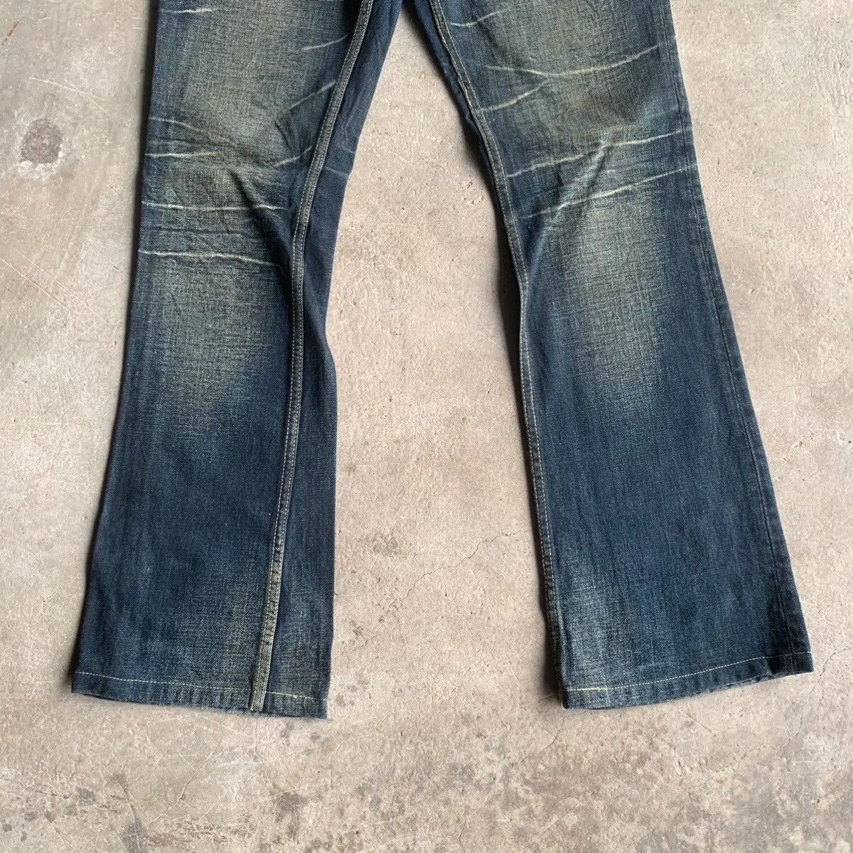 semanticdesign ‼️ SICKS ‼️ SEMATIC DESIGN W33 L32 JEANS FLARE DENIM PANTS Size US 33 - 3 Thumbnail