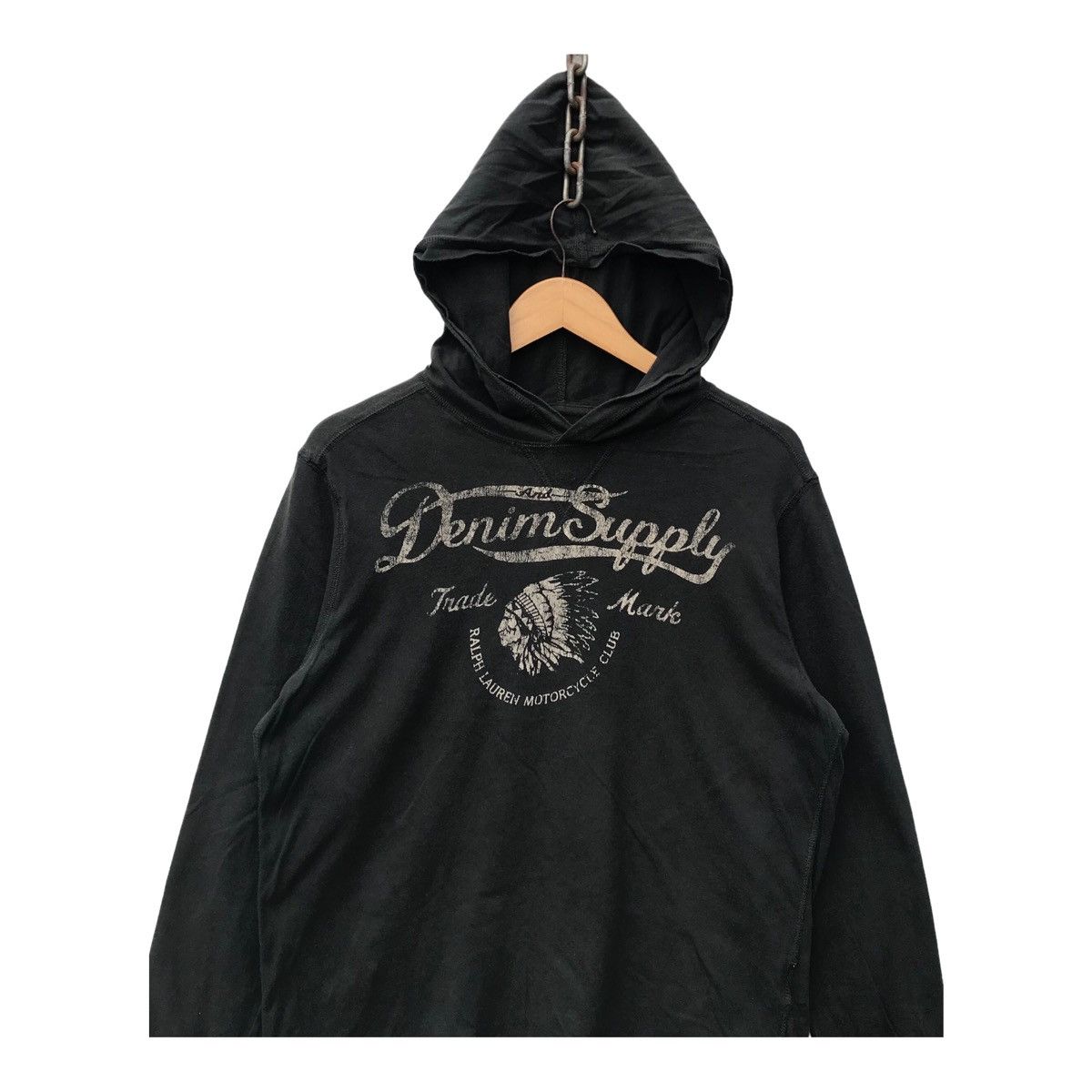 Denim & Supply Ralph Lauren Denim Supply Ralph Lauren Motorcycle Longsleeve Hoodie Shirt Size US M / EU 48-50 / 2 - 3 Thumbnail