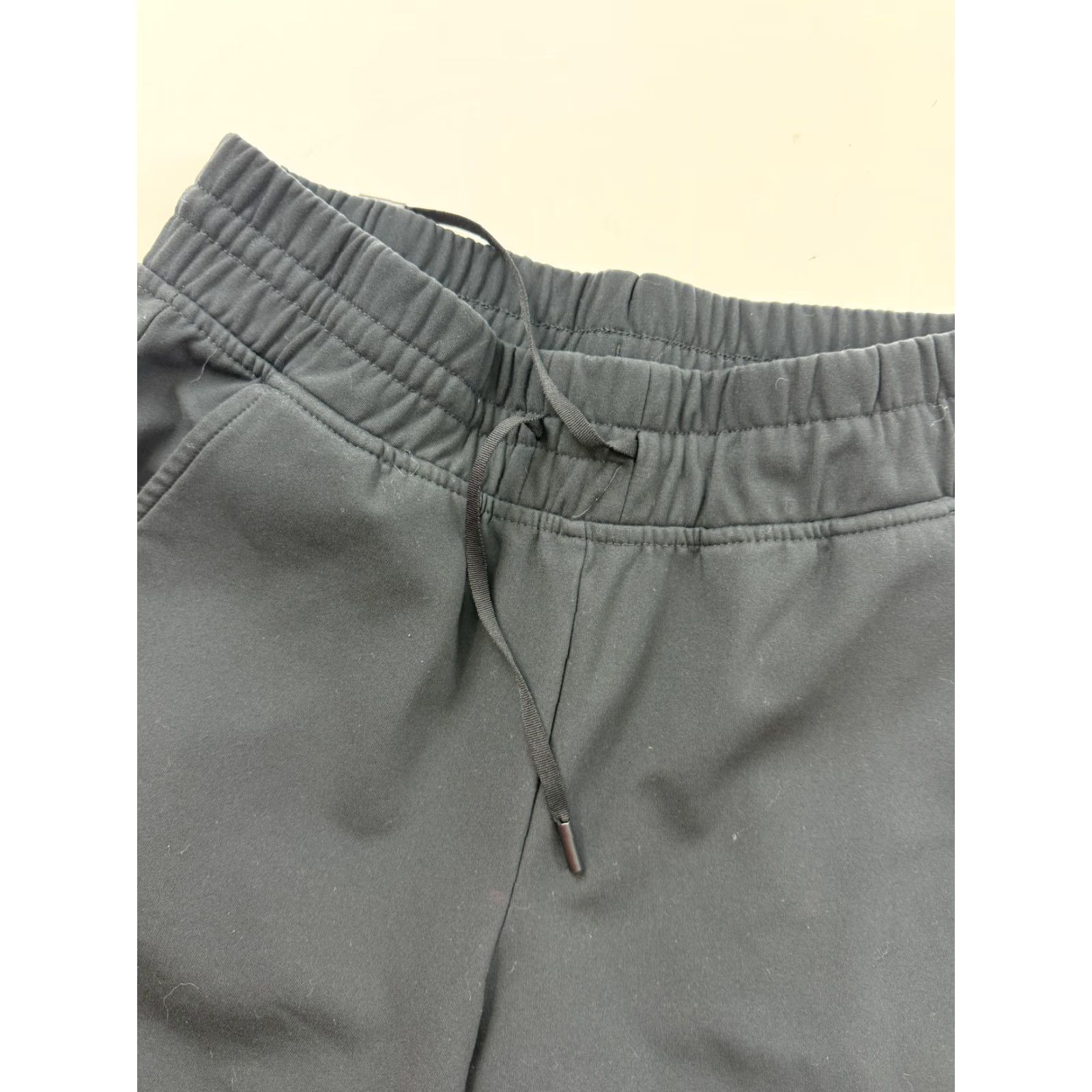 Vintage Yogalicious Pants Womens Small Black Illusion Jogger Fleece Lined Yoga Gym Size 28" / US 6 / IT 42 - 2 Thumbnail