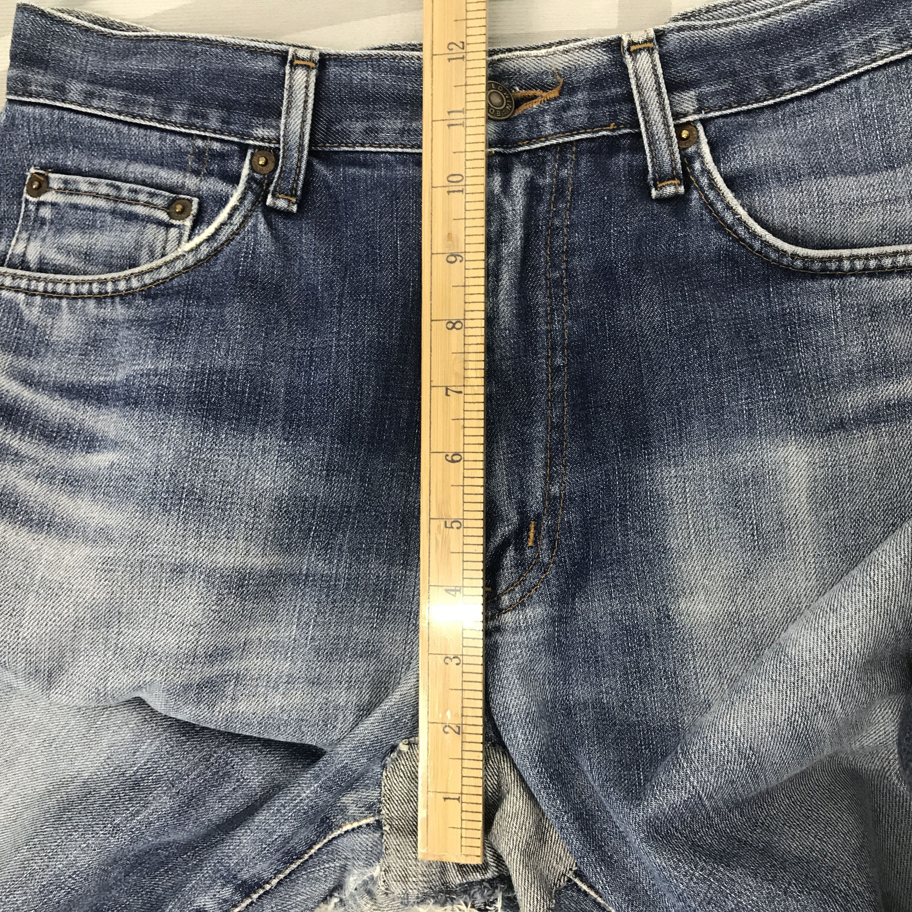 Edwin × Japanese Brand × Vintage Vintage Edwin 503 Regular Patchwork style Jeans Size US 28 / EU 44 - 4 Thumbnail