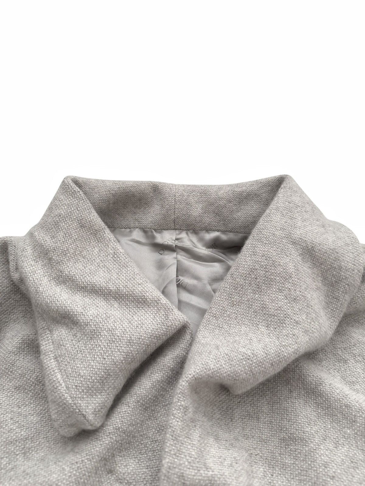 Dior $4000 Cashmere Cropped Ruched Collar Jacket Size US XL / EU 56 / 4 - 5 Thumbnail