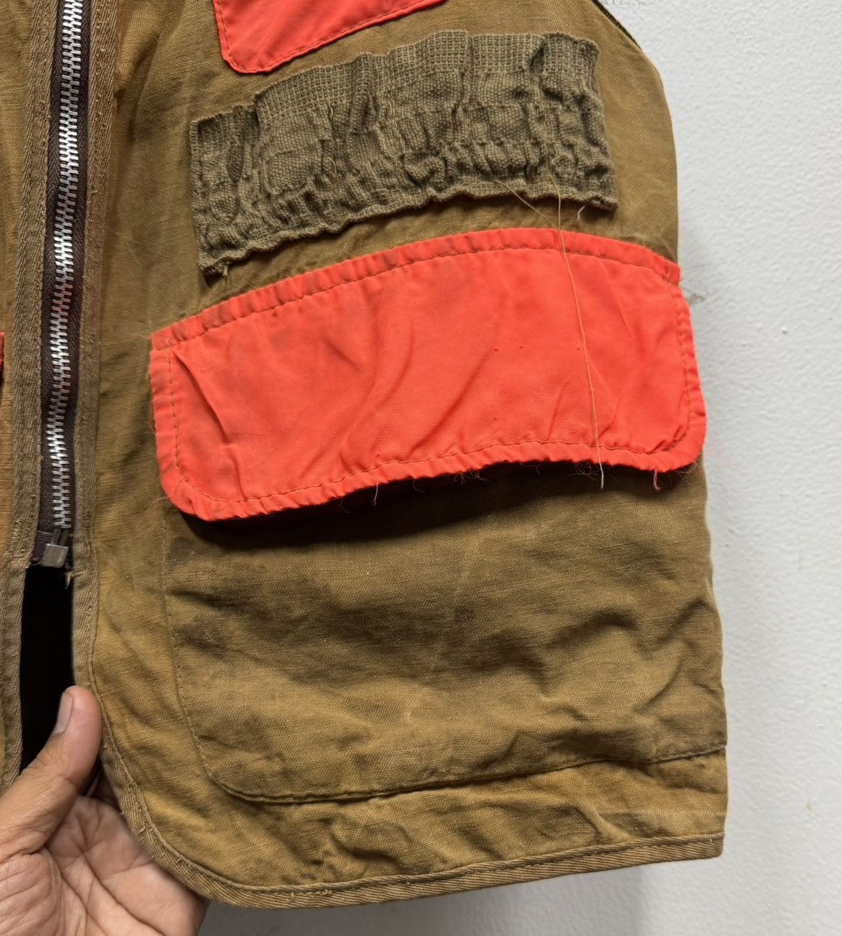 Vintage 1960s-70s VTG American Field Hunting Vest Made in USA Size US M / EU 48-50 / 2 - 7 Thumbnail
