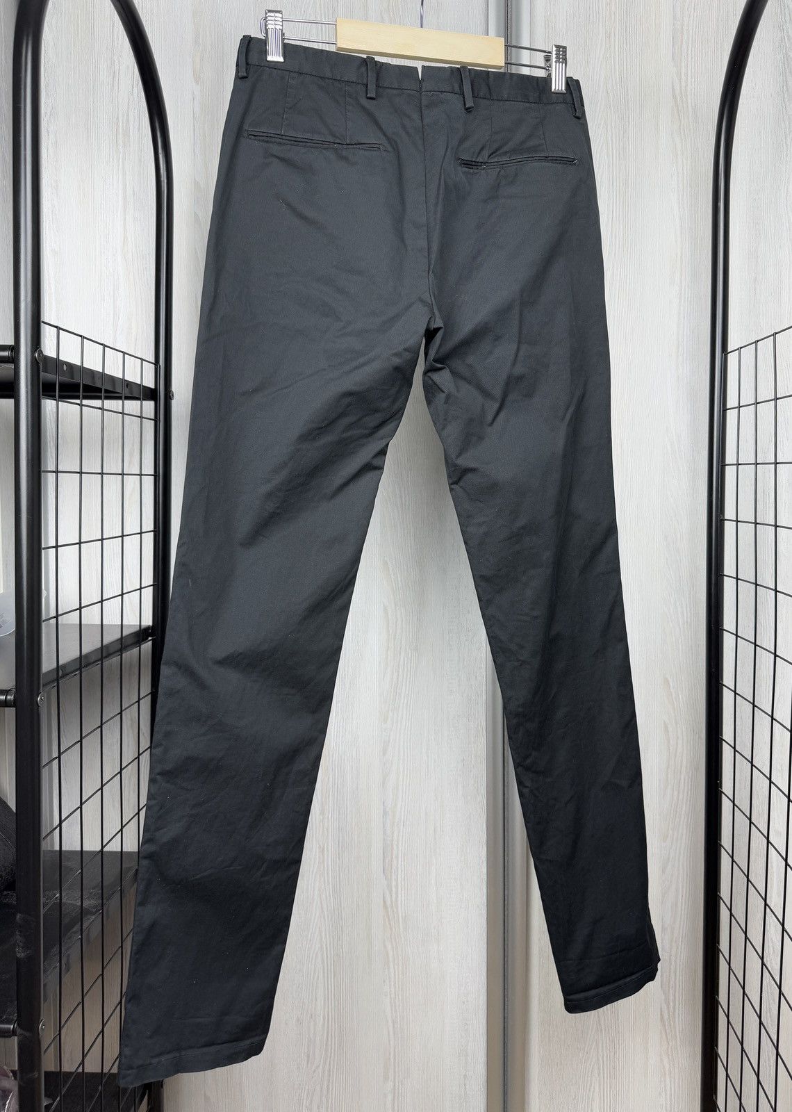 PT Torino PT01 Skinny Fit Stretch basic black chino pants Size US 28 / EU 44 - 5 Thumbnail
